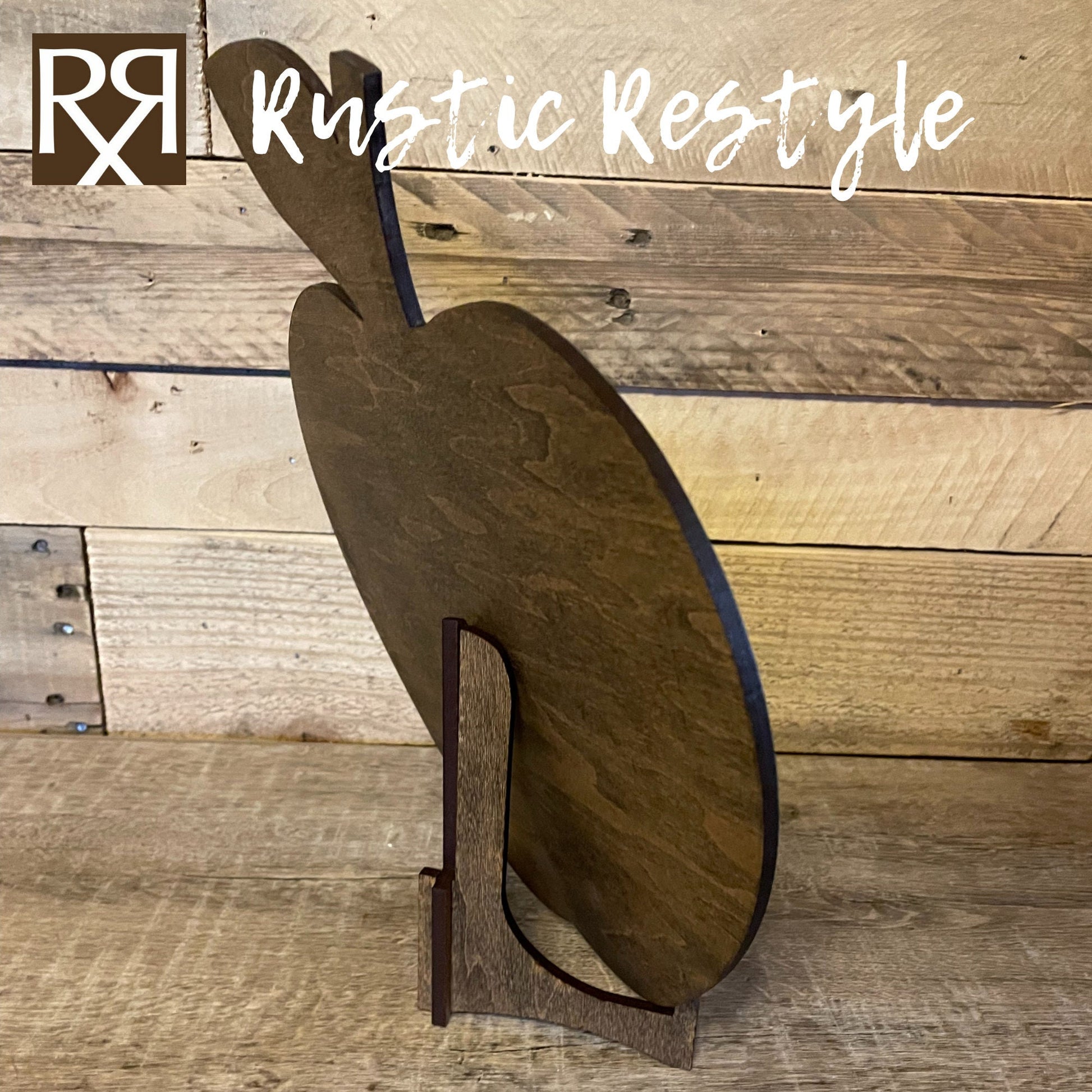 Wooden Teacher apple sign with stand, Customizable Classroom decoration gift