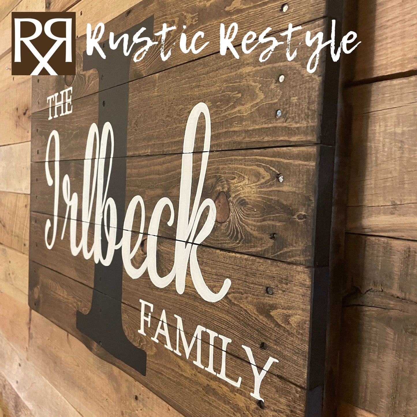 18x25 Family name wood sign