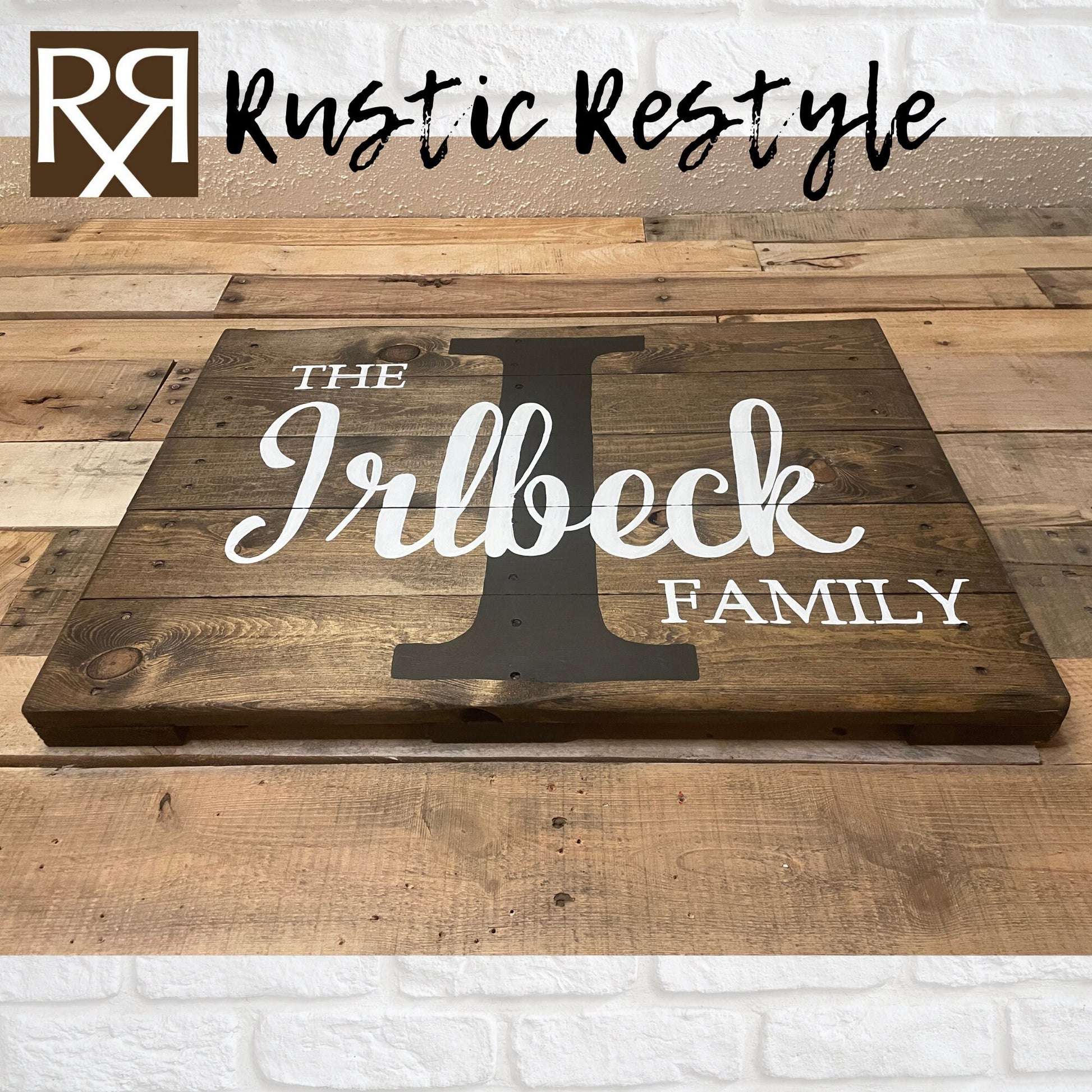 18x25 Family name wood sign