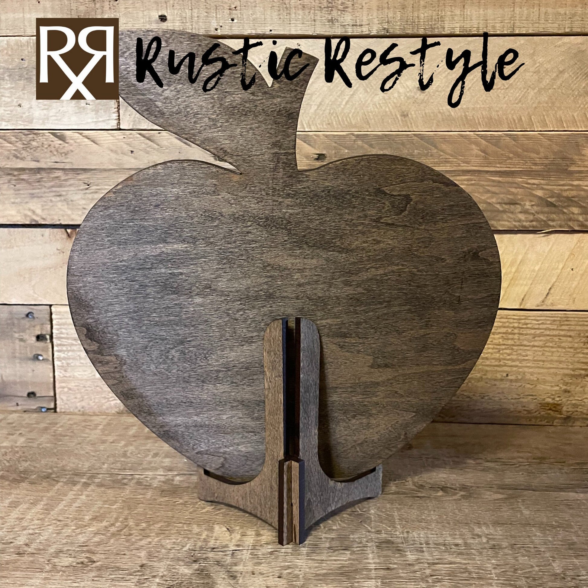 Wooden Teacher apple sign with stand, Customizable Classroom decoration gift