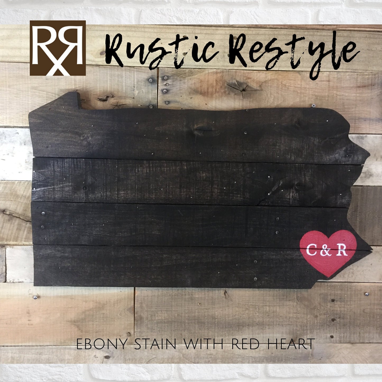 Pennsylvania plaque, Pennsylvania wall art, pallet state cut out, home, heart Gift for new home, the keystone state, wedding guest book