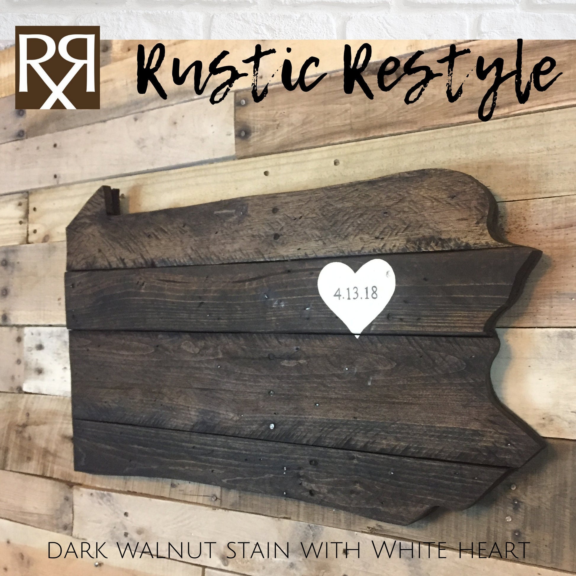 Pennsylvania plaque, Pennsylvania wall art, pallet state cut out, home, heart Gift for new home, the keystone state, wedding guest book