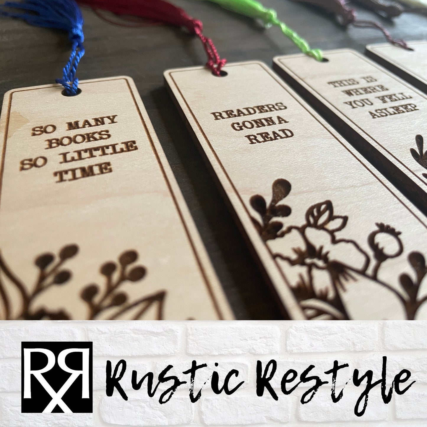 Bookmarks with tassle, once upon a time, just one more chapter, readers gonna read, so many books so little time,