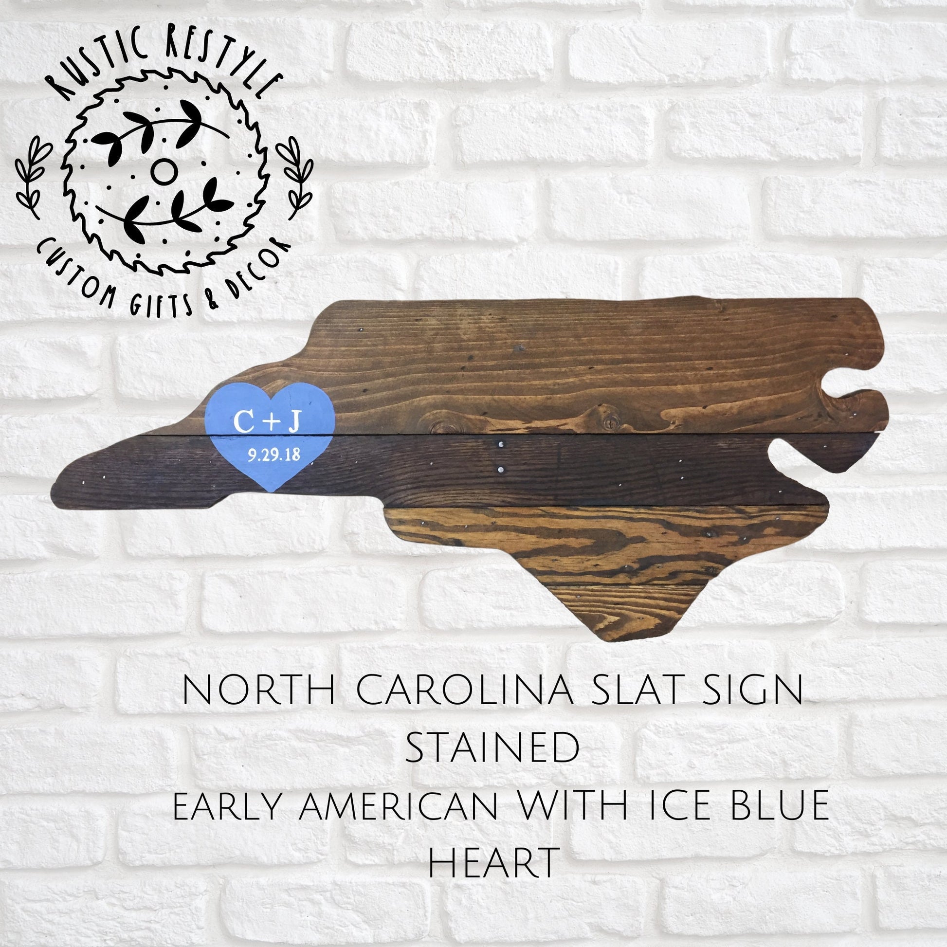 Unique North Carolina Wedding Guest Book Alternative - Handmade with Reclaimed Pallet Wood