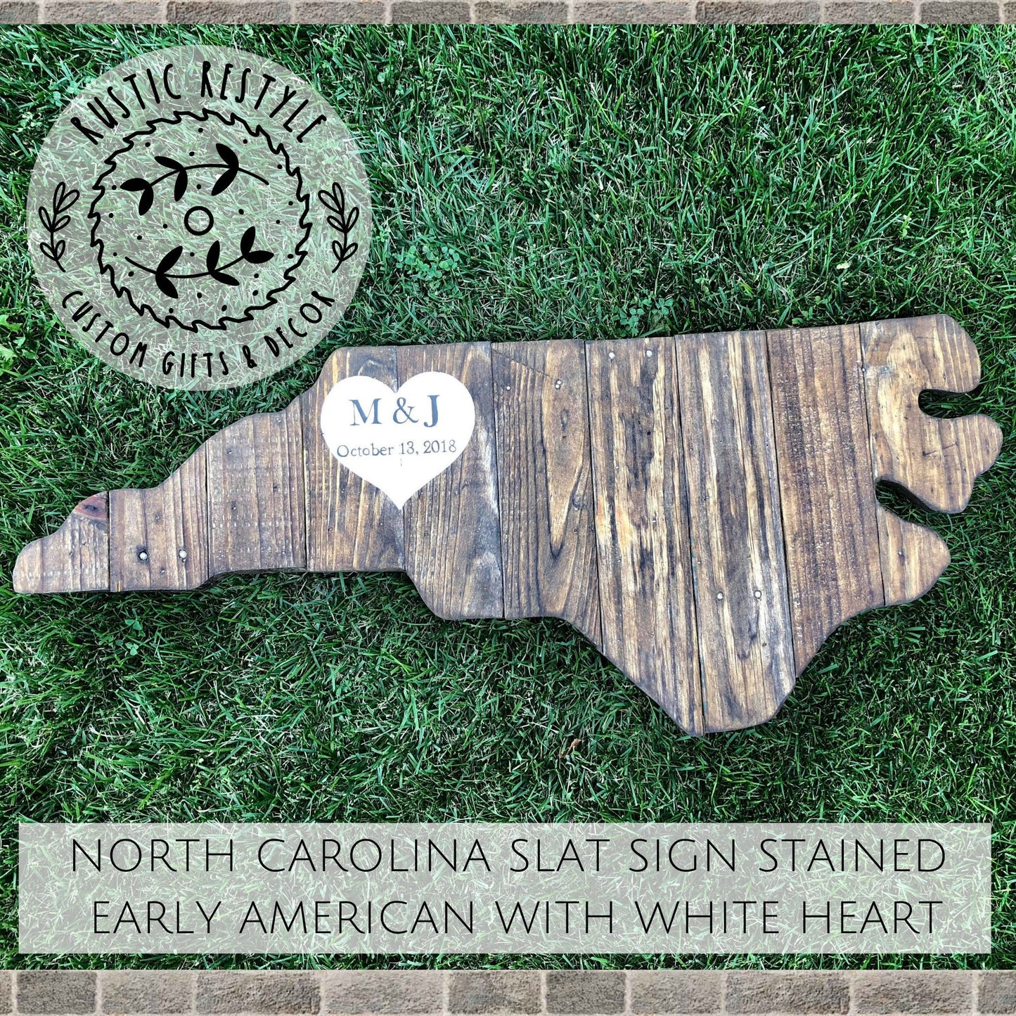 Unique North Carolina Wedding Guest Book Alternative - Handmade with Reclaimed Pallet Wood