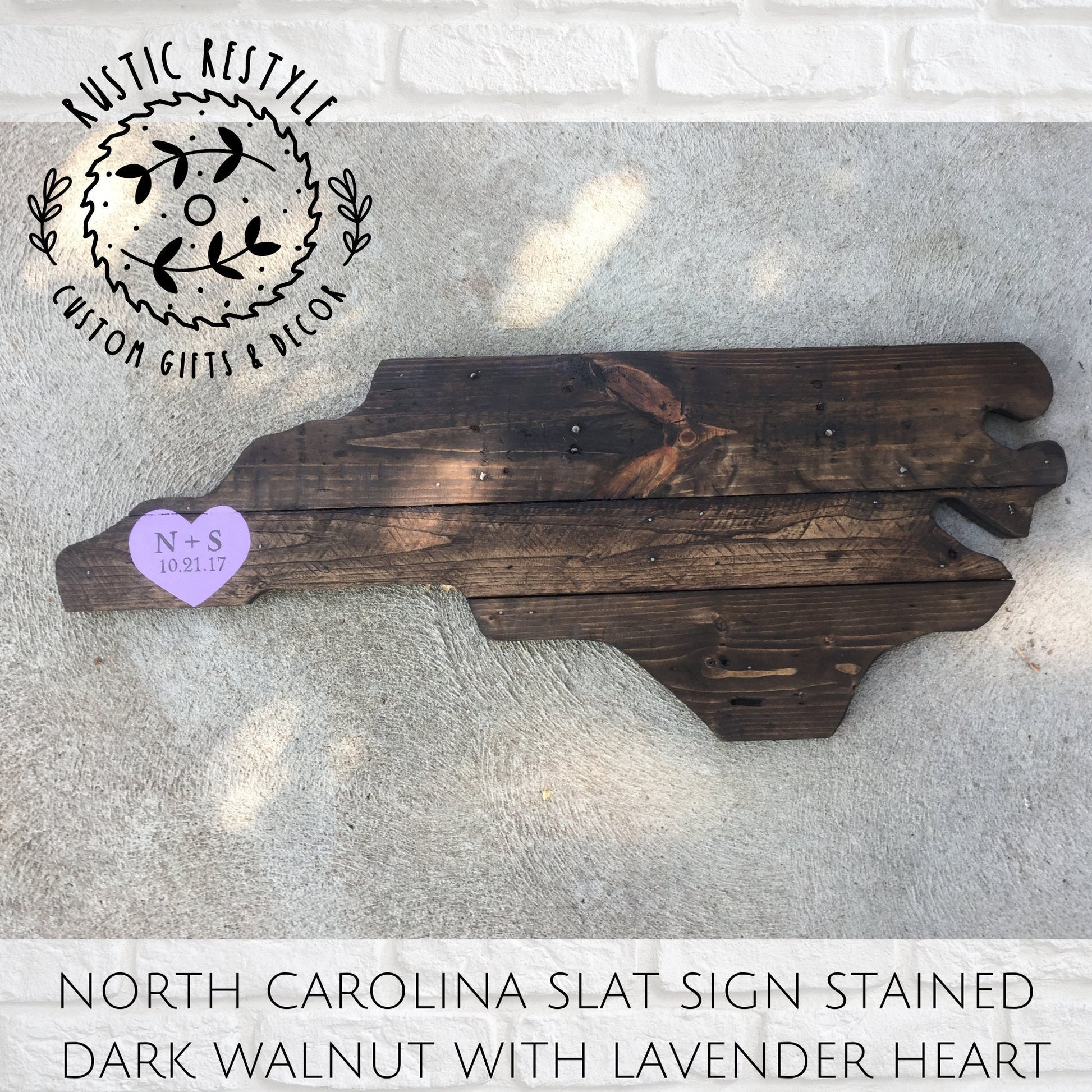 Unique North Carolina Wedding Guest Book Alternative - Handmade with Reclaimed Pallet Wood