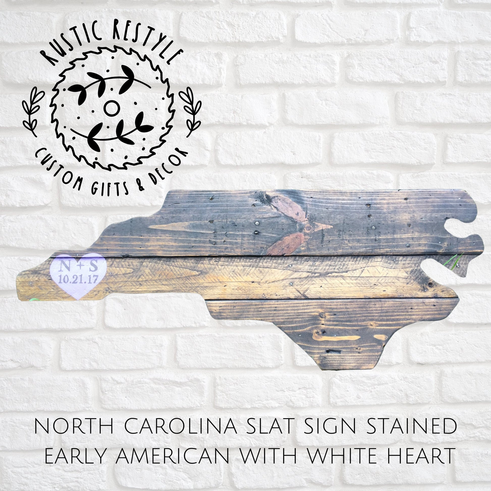 Unique North Carolina Wedding Guest Book Alternative - Handmade with Reclaimed Pallet Wood
