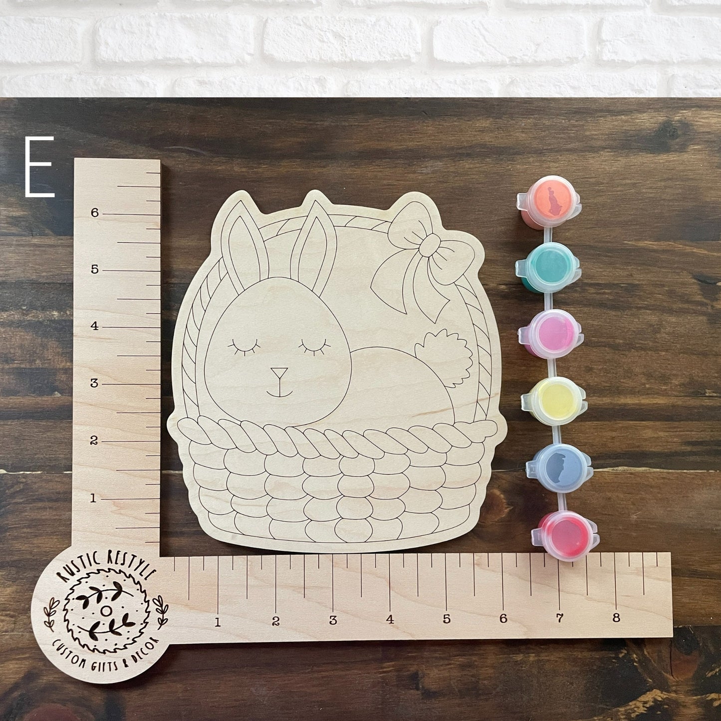 DIY Easter paint kits, Kids gift from Easter bunny, paintable cards for Easter, Basket filler or stuffer
