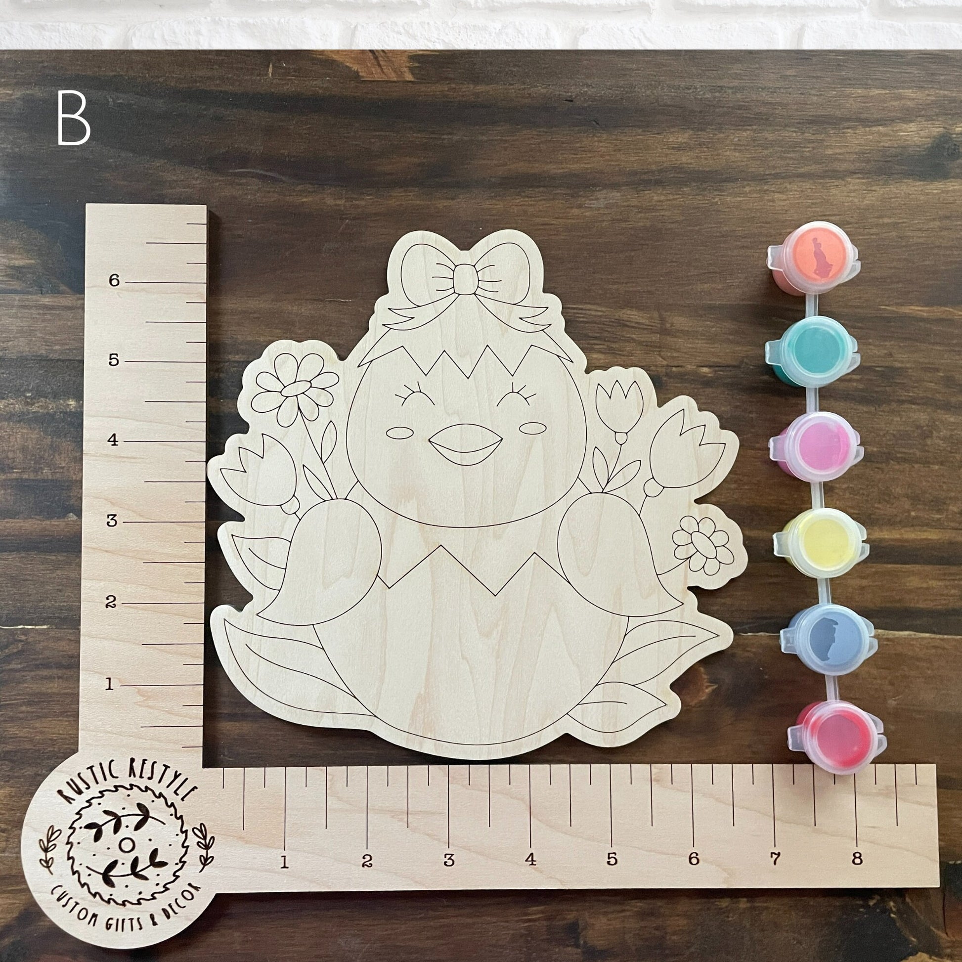 DIY Easter paint kits, Kids gift from Easter bunny, paintable cards for Easter, Basket filler or stuffer