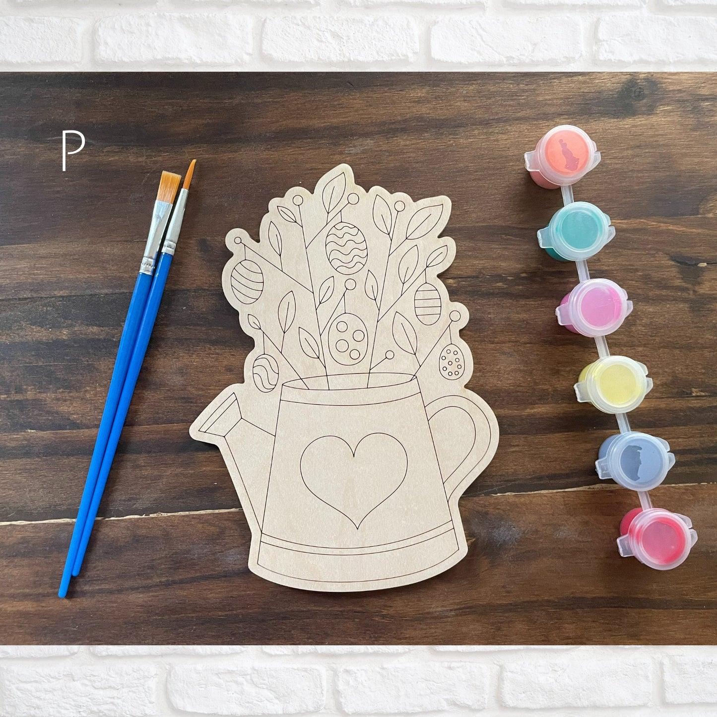 DIY Easter paint kits, Kids gift from Easter bunny, paintable cards for Easter, Basket filler or stuffer