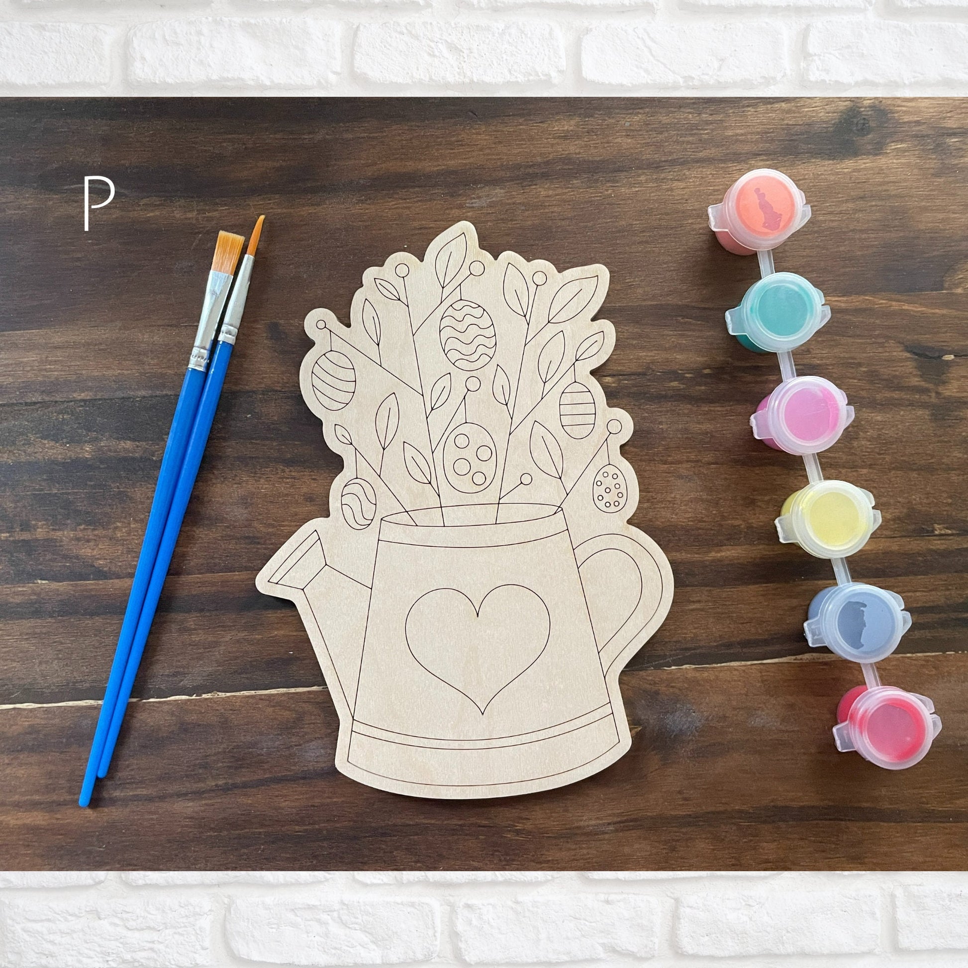 DIY Easter paint kits, Kids gift from Easter bunny, paintable cards for Easter, Basket filler or stuffer