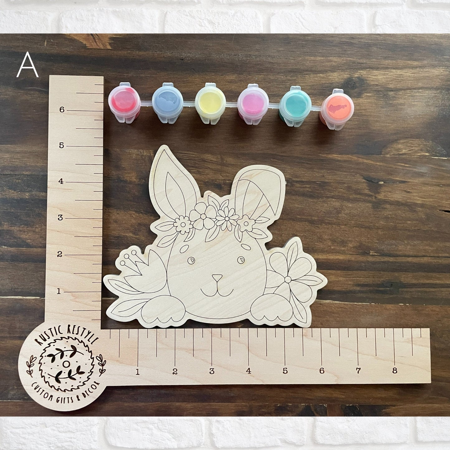 DIY Easter paint kits, Kids gift from Easter bunny, paintable cards for Easter, Basket filler or stuffer