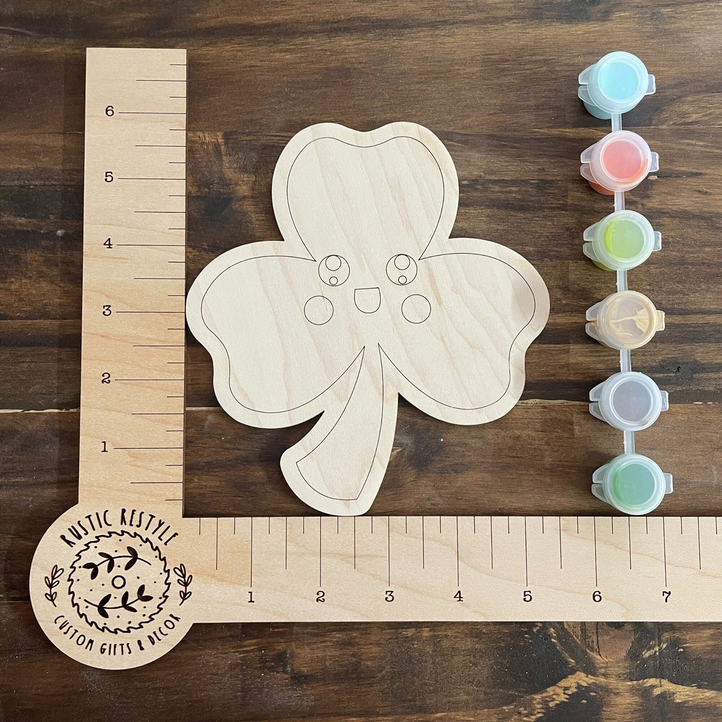 DIY Saint Patricks Day paint kit paintable Leprechaun, pot of gold, Rainbow