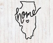 Wooden Spoons, Home state heart Spoon Gift