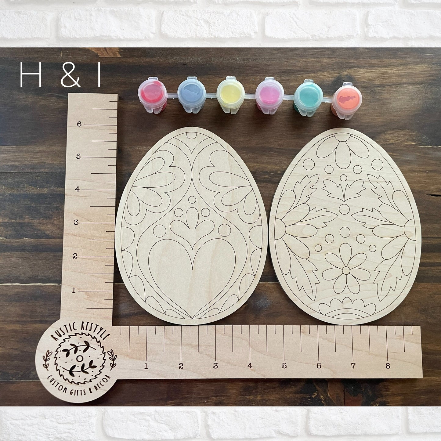 DIY Easter paint kits, Kids gift from Easter bunny, paintable cards for Easter, Basket filler or stuffer