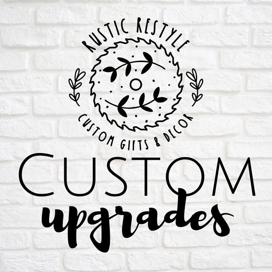 Custom Addition to a purchased sign
