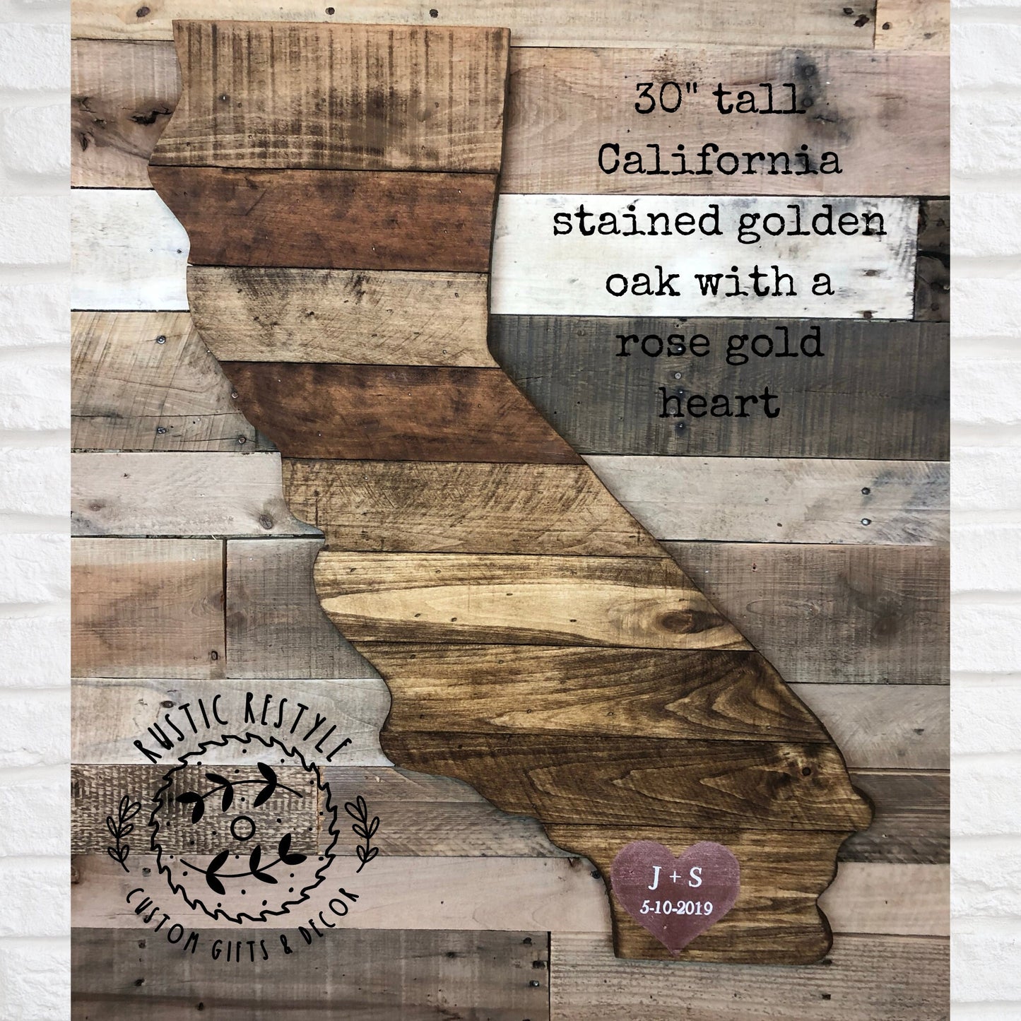 California Map, California wall art, pallet state cut out, home, heart Gift for new home, wedding guest book, Eureka, Lake tahoe, hollywood