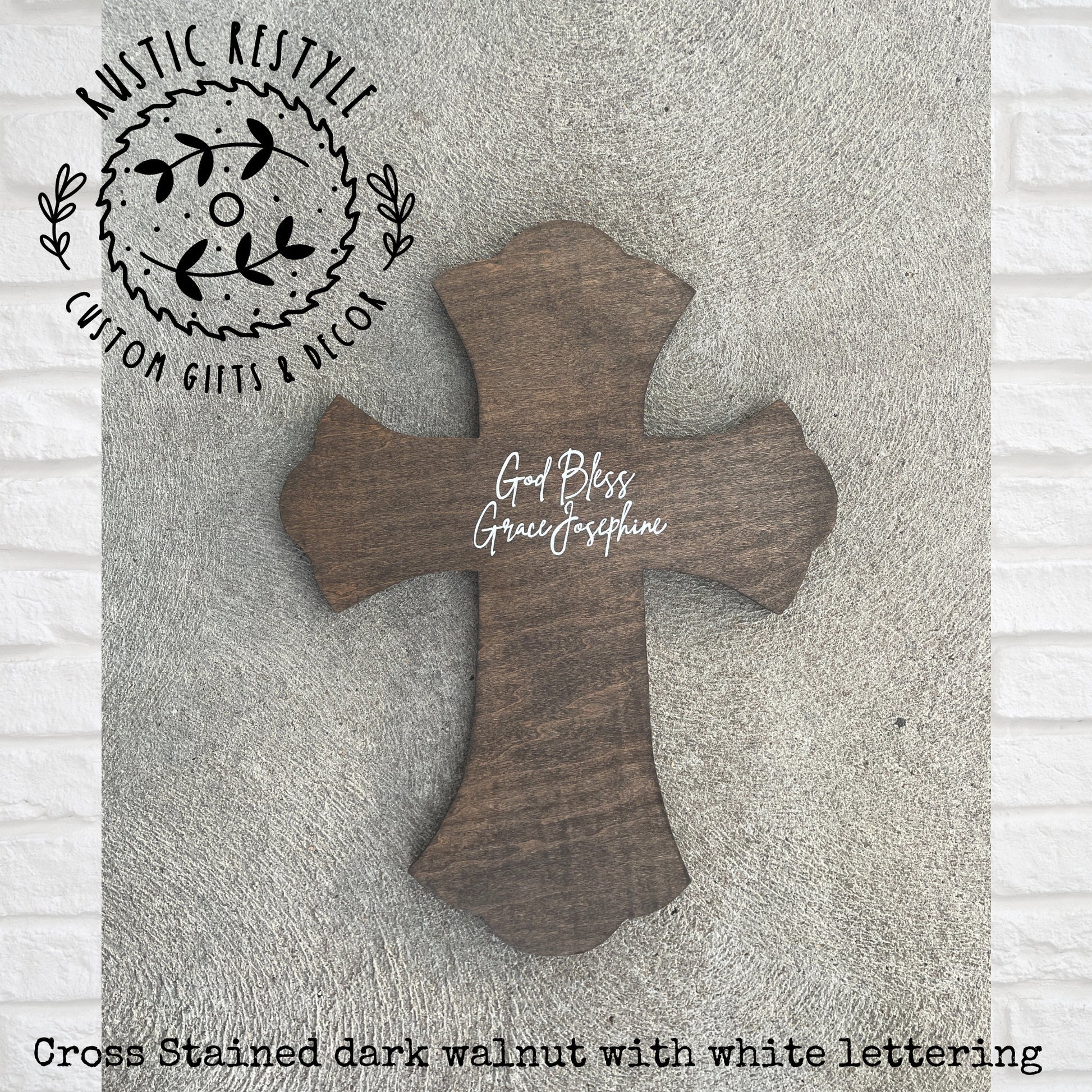 God Bless Personalized wooden cross, Baptism and confirmation sign-able crosses, confirmation keepsake gift