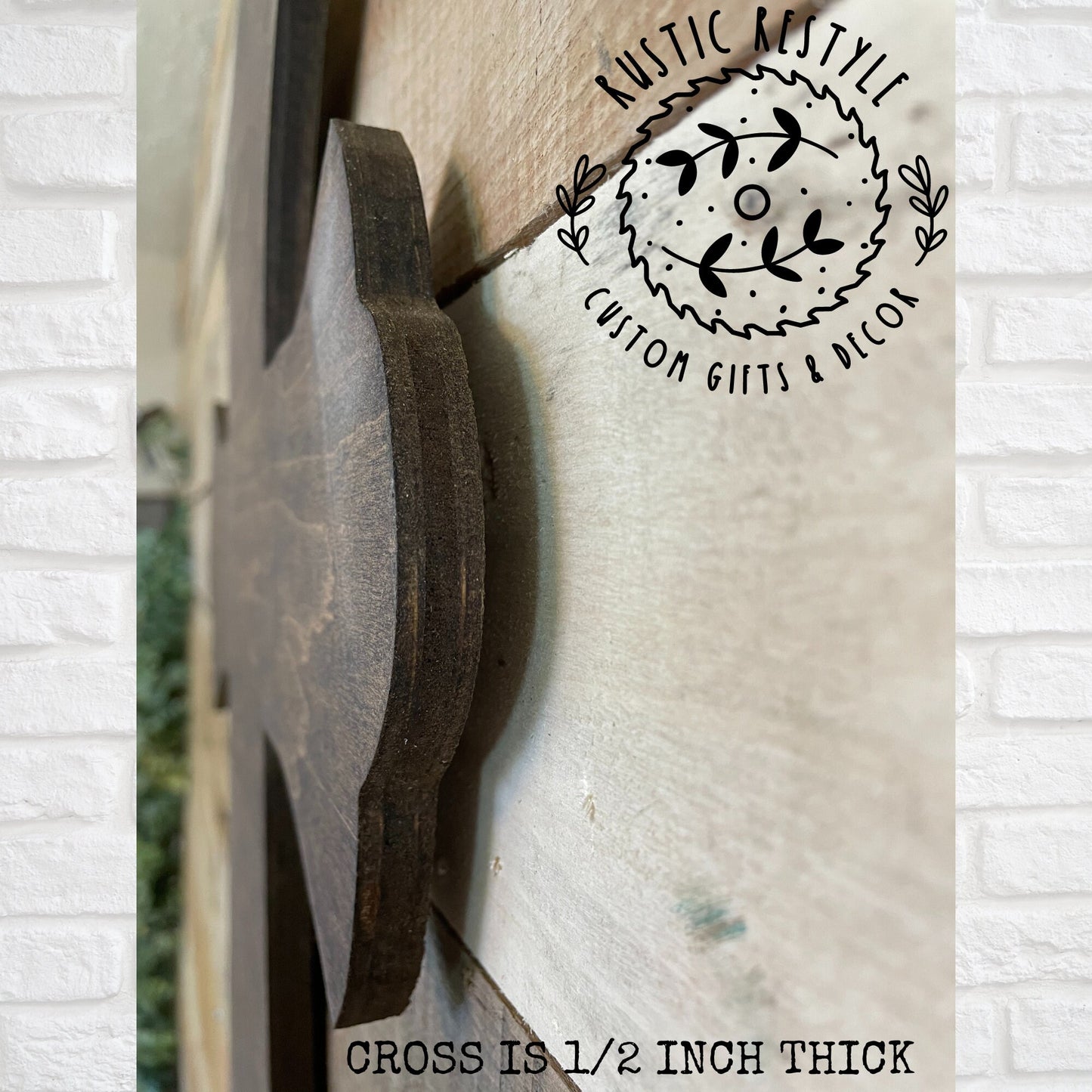 Personalized Wooden Cross for Baptism, Confirmation, Christian Keepsake Gift, Signable