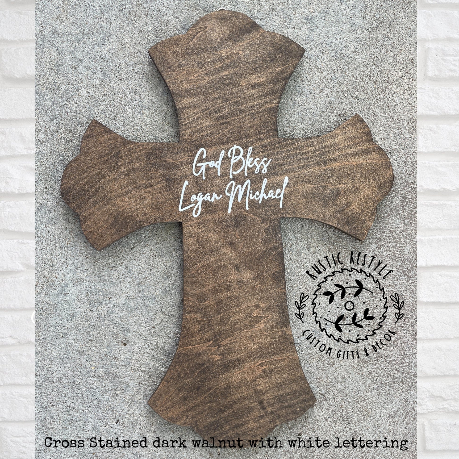 God Bless Personalized wooden cross, Baptism and confirmation sign-able crosses, confirmation keepsake gift