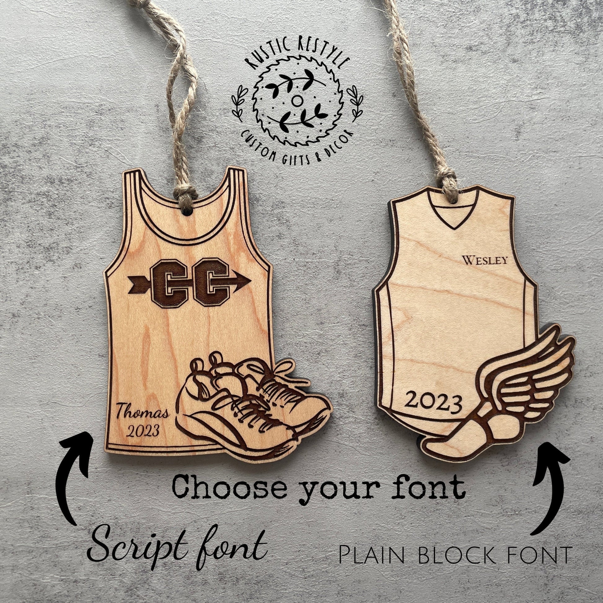 Track or Cross Country Ornament