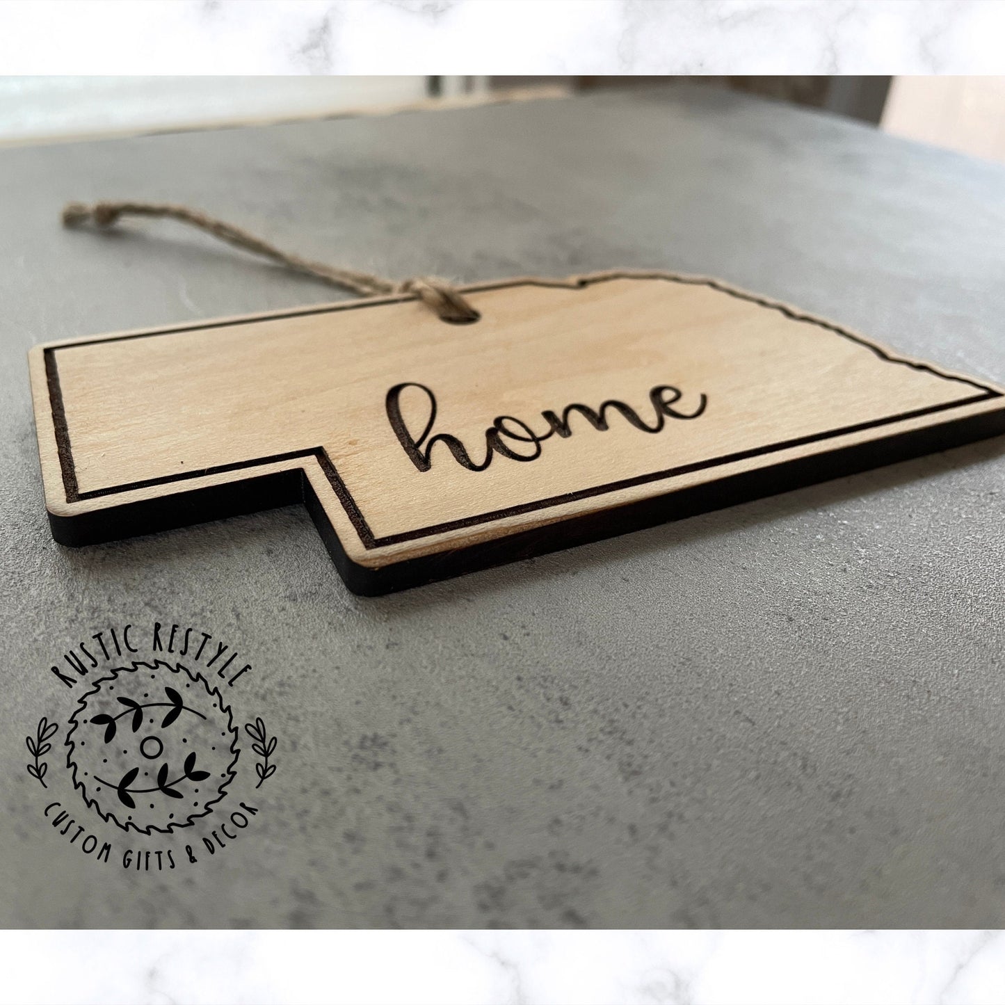 home state wooden ornament, Pick your state