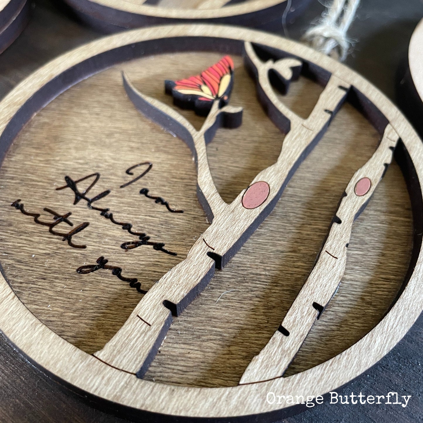 Cardinal, Bluejay, or Butterfly funeral Ornament, Memorial Ornaments