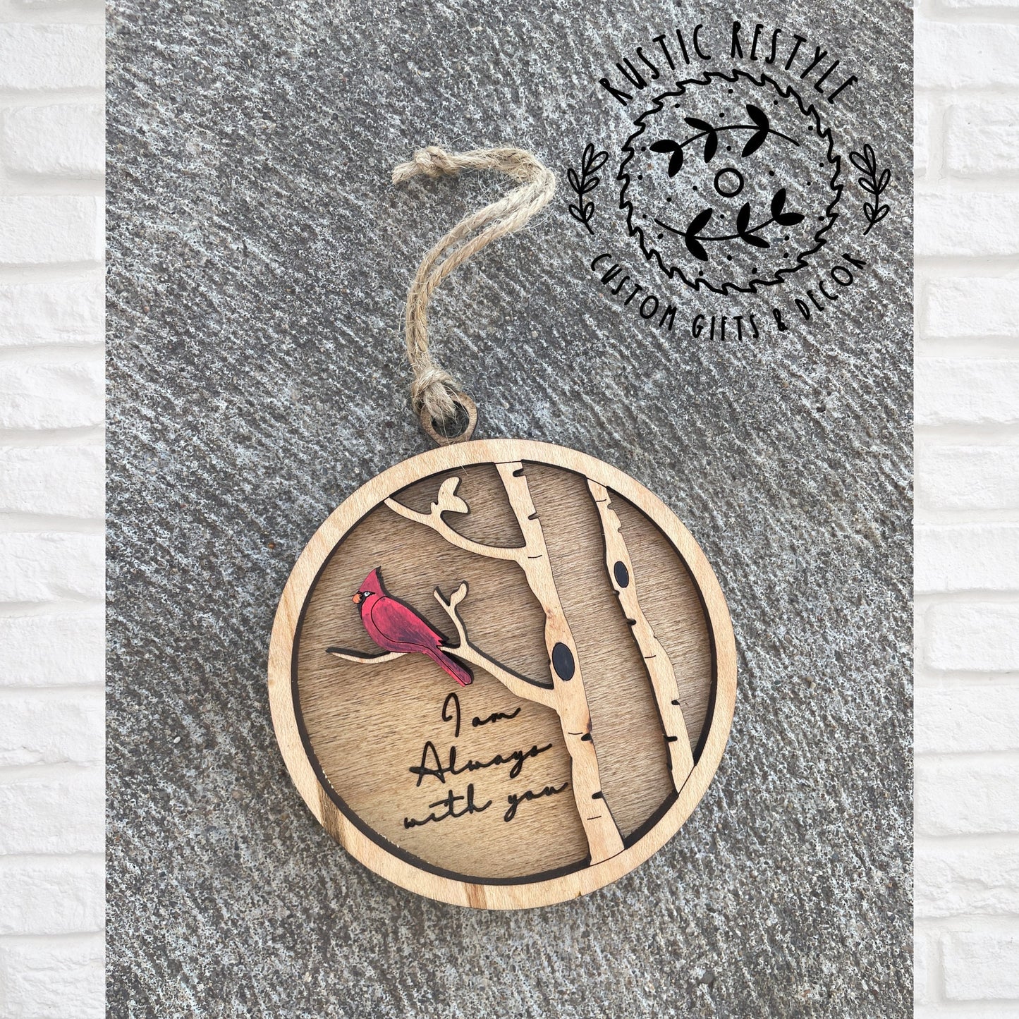 Cardinal, Bluejay, or Butterfly funeral Ornament, Memorial Ornaments