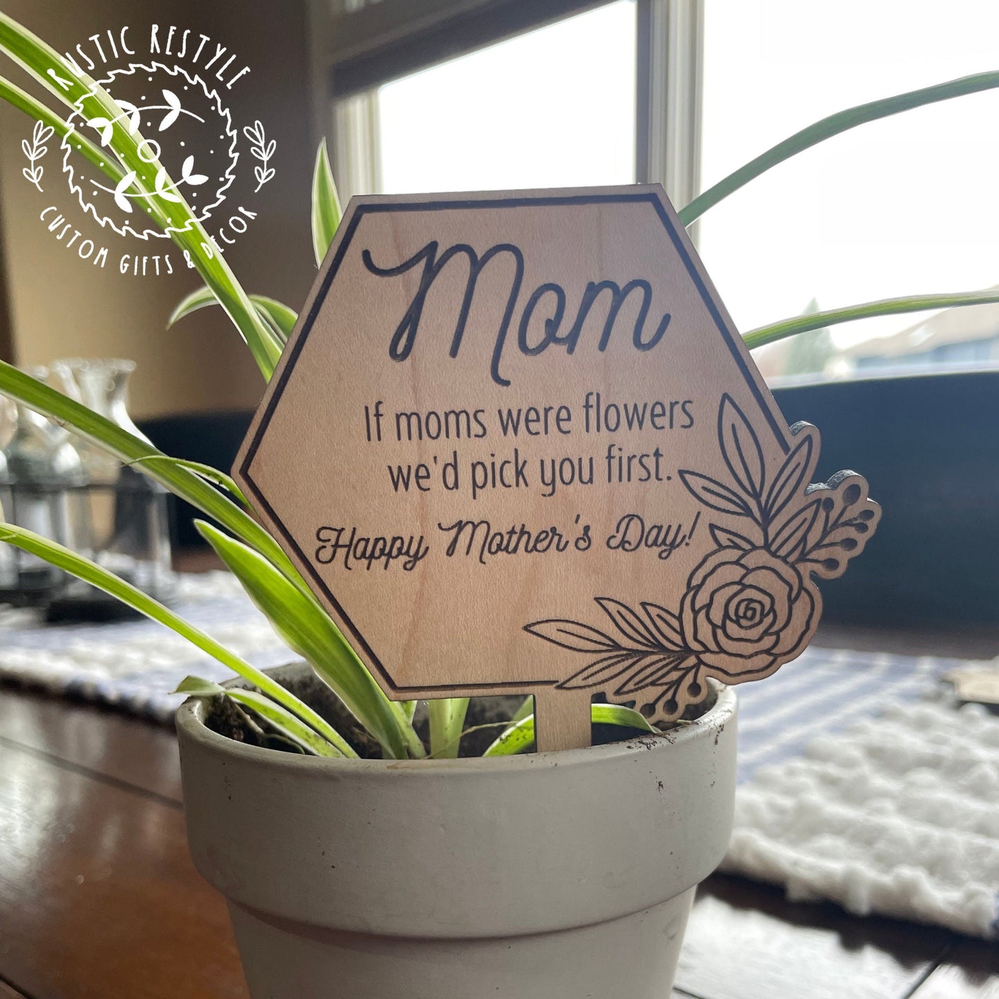 Mother's Day plant stakes, grandma, mom, Plant tags for pots ready to gift