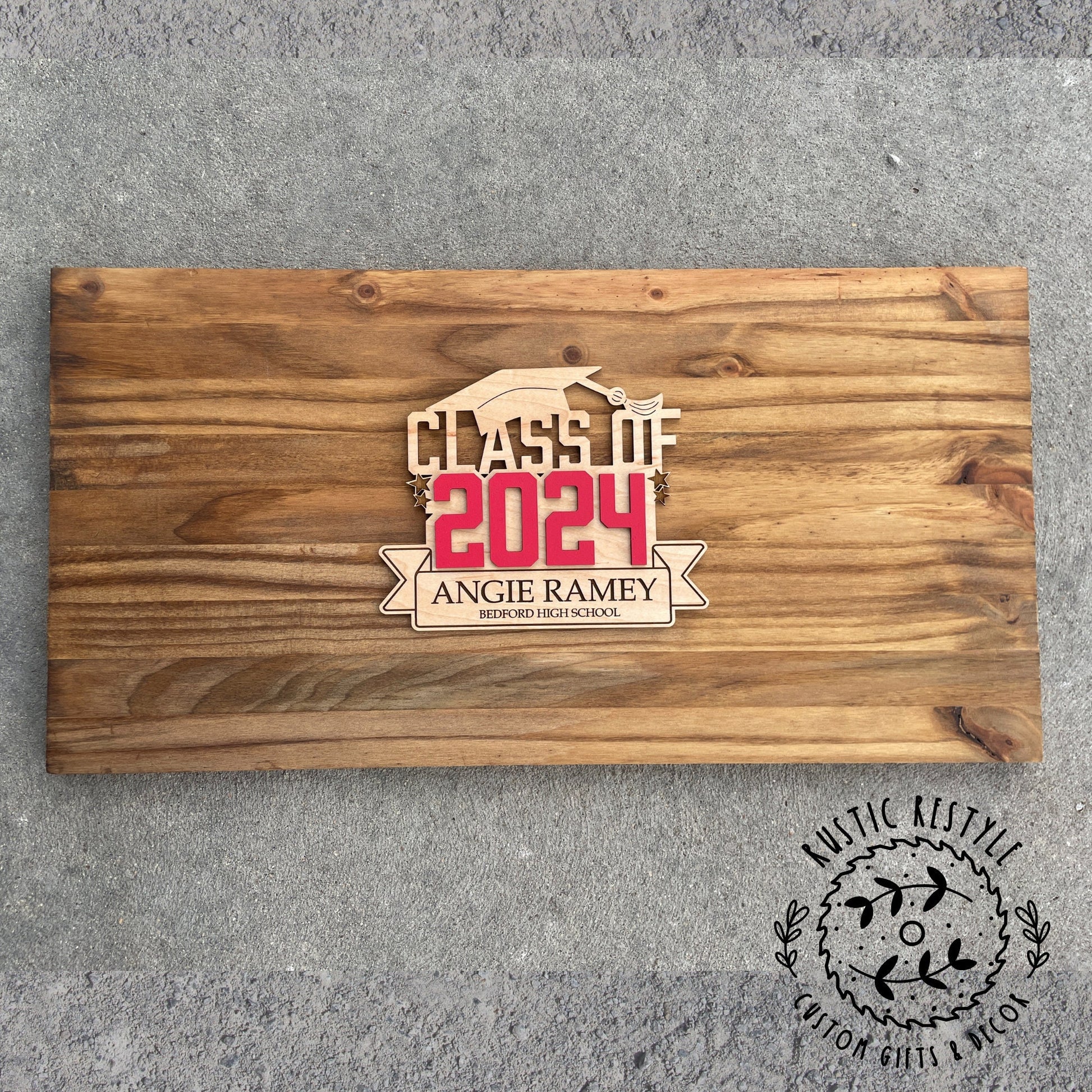 High school Graduation Guest book, A personalized Gift for graduate