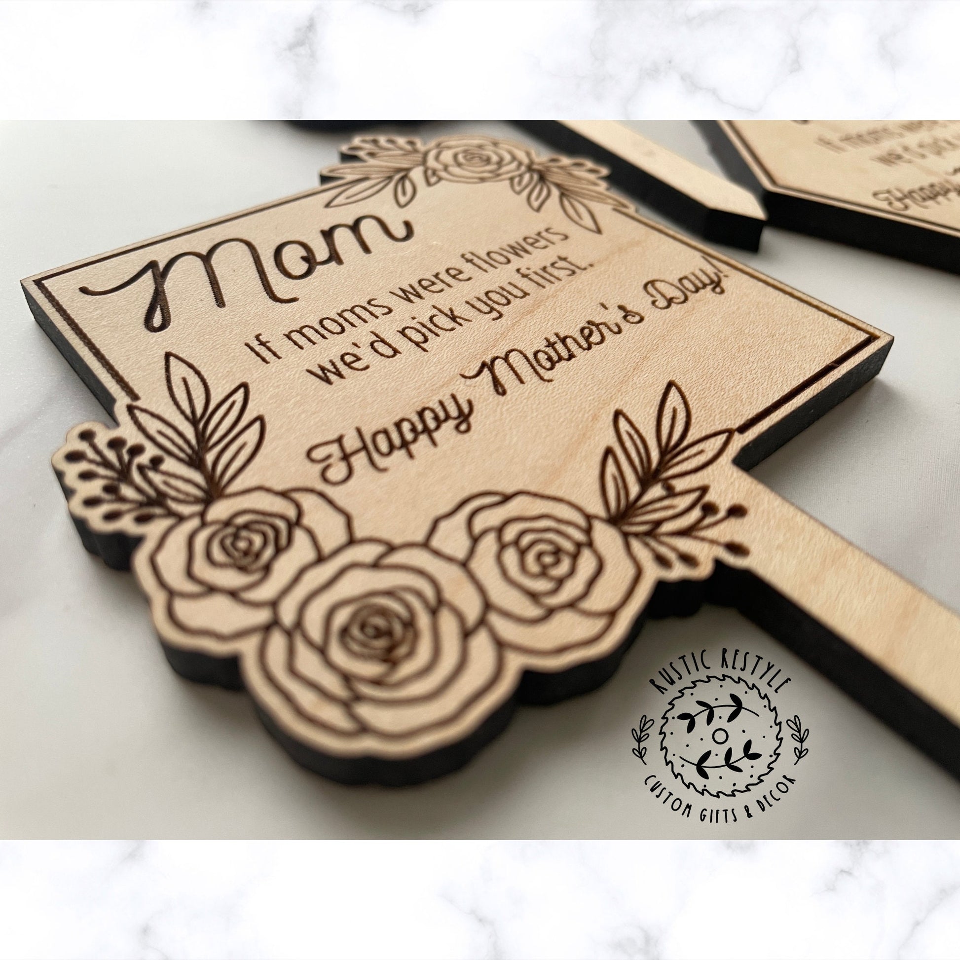 Mother's Day plant stakes, grandma, mom, Plant tags for pots ready to gift