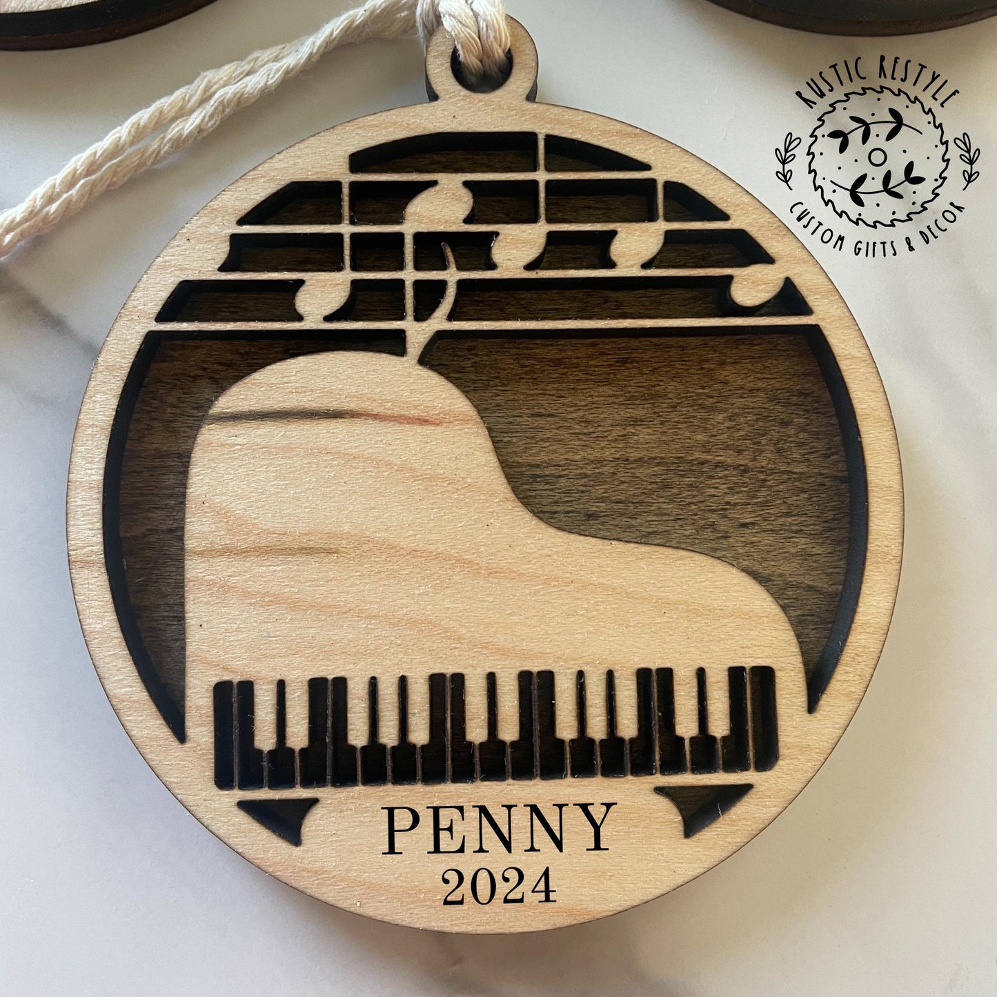 Band Instruments Ornament, Guitar, piano, flute, Violin, Saxophone, drums, cello, french horn, accordion, trumpet