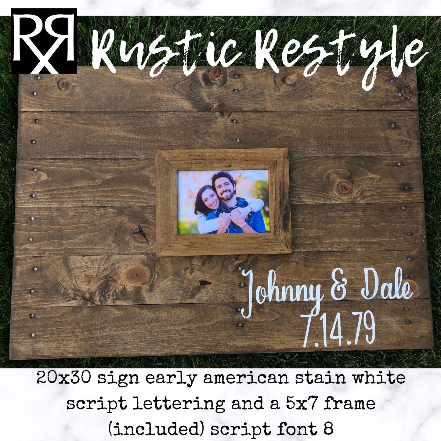 Custom Pallet wall art photo guestbook sign Personalized wood sign wedding guest book alternative for rustic farmhouse theme reception 20x30