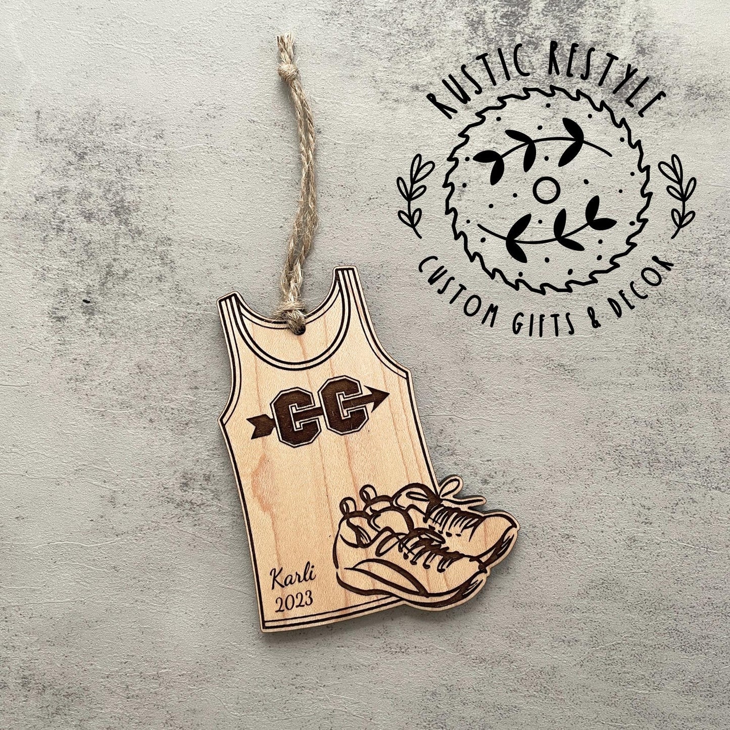 Track or Cross Country Ornament