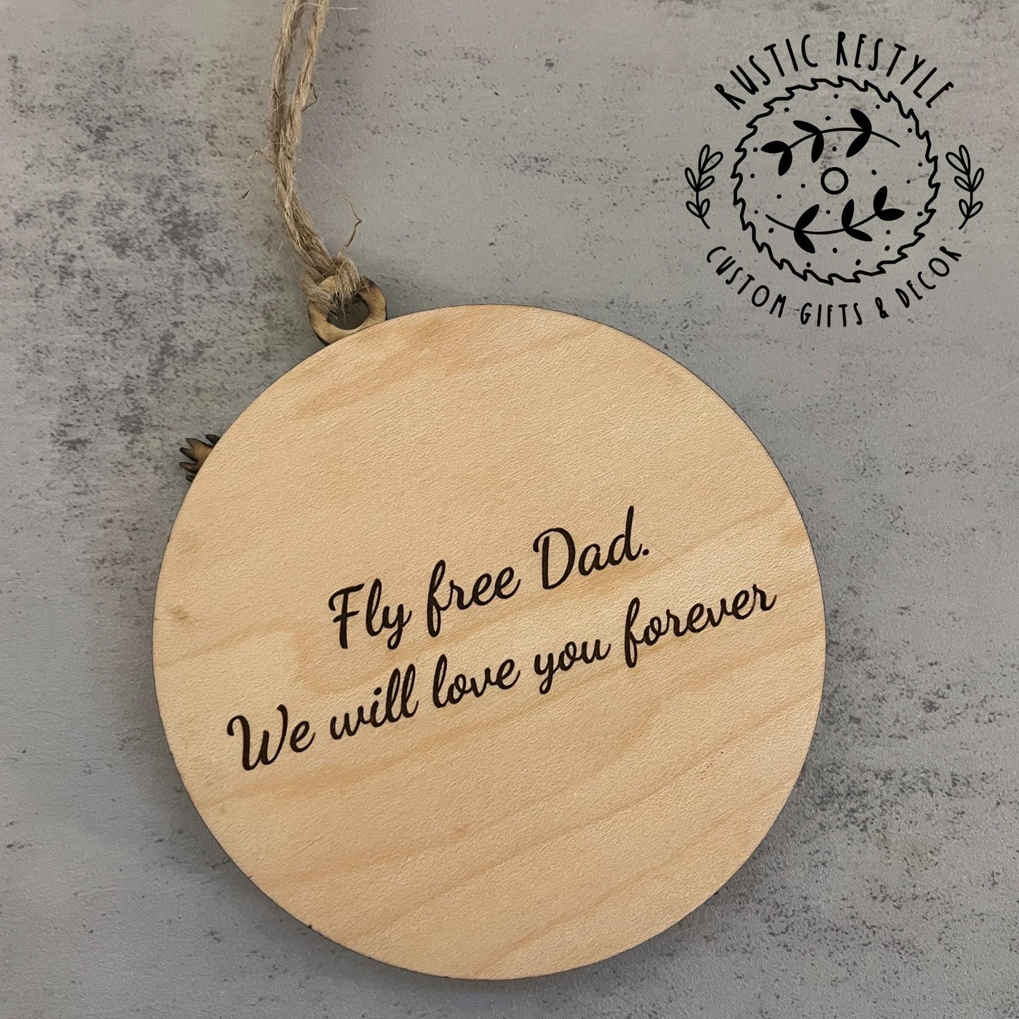Memorial Hawk Remembrance ornament
