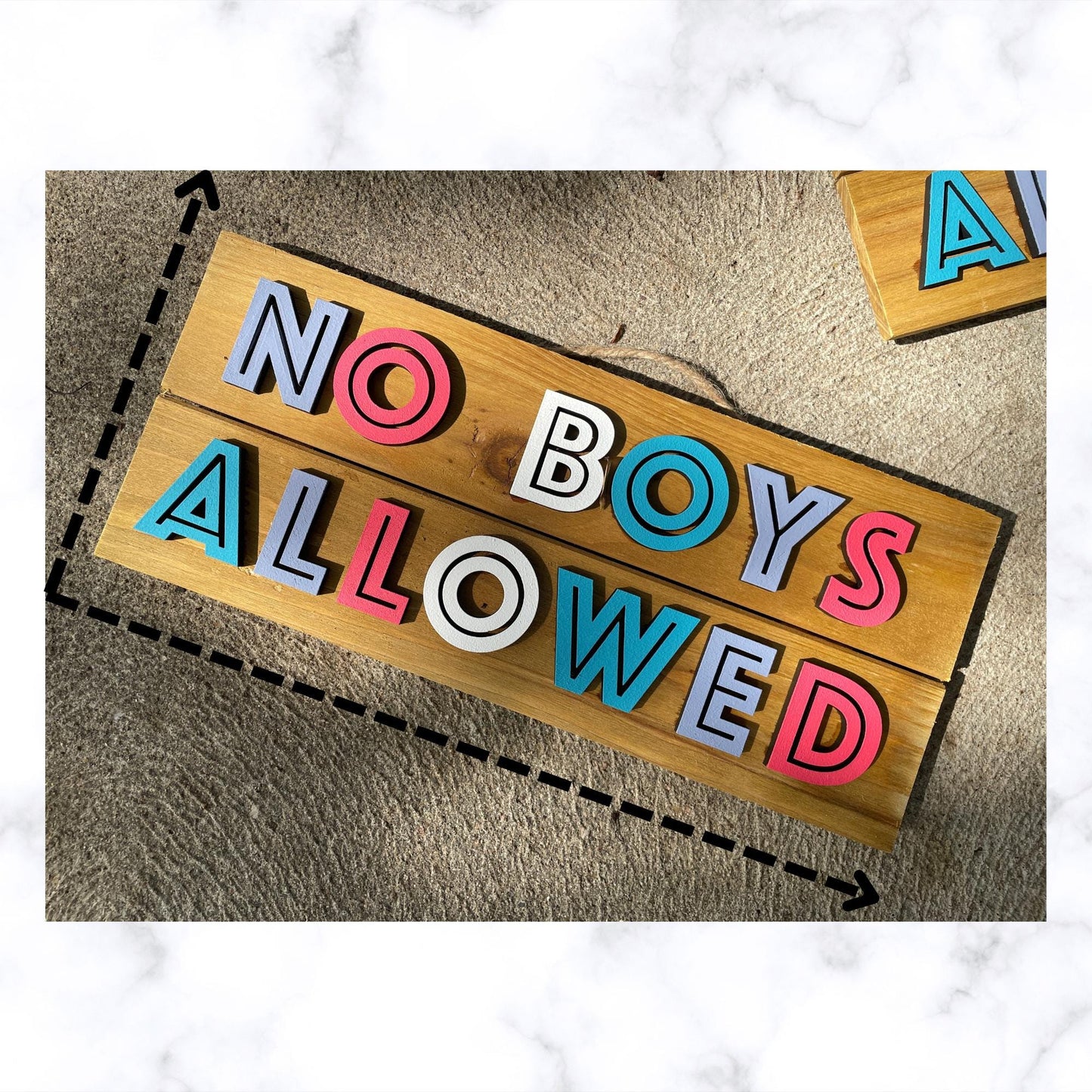 no girls or no boys allowed bedroom door sign