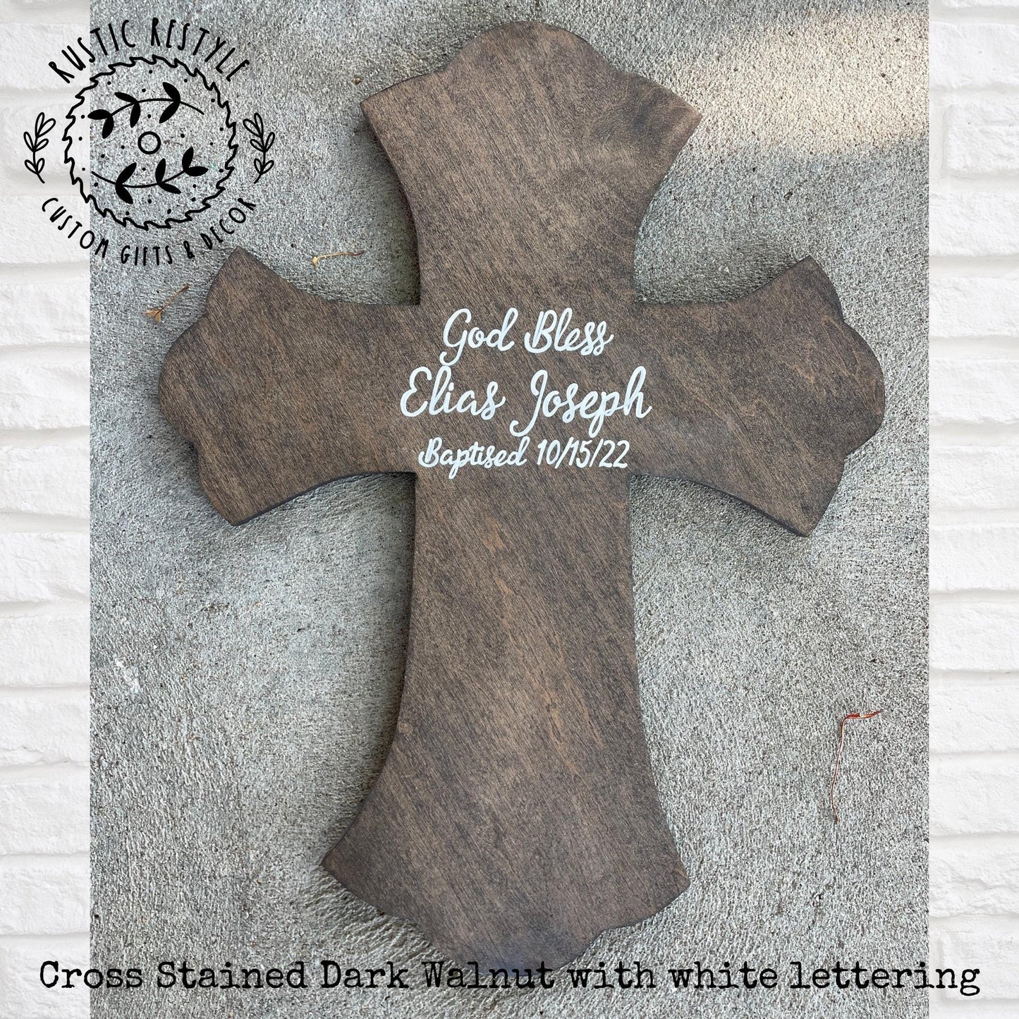 God Bless Personalized wooden cross, Baptism and confirmation sign-able crosses, confirmation keepsake gift