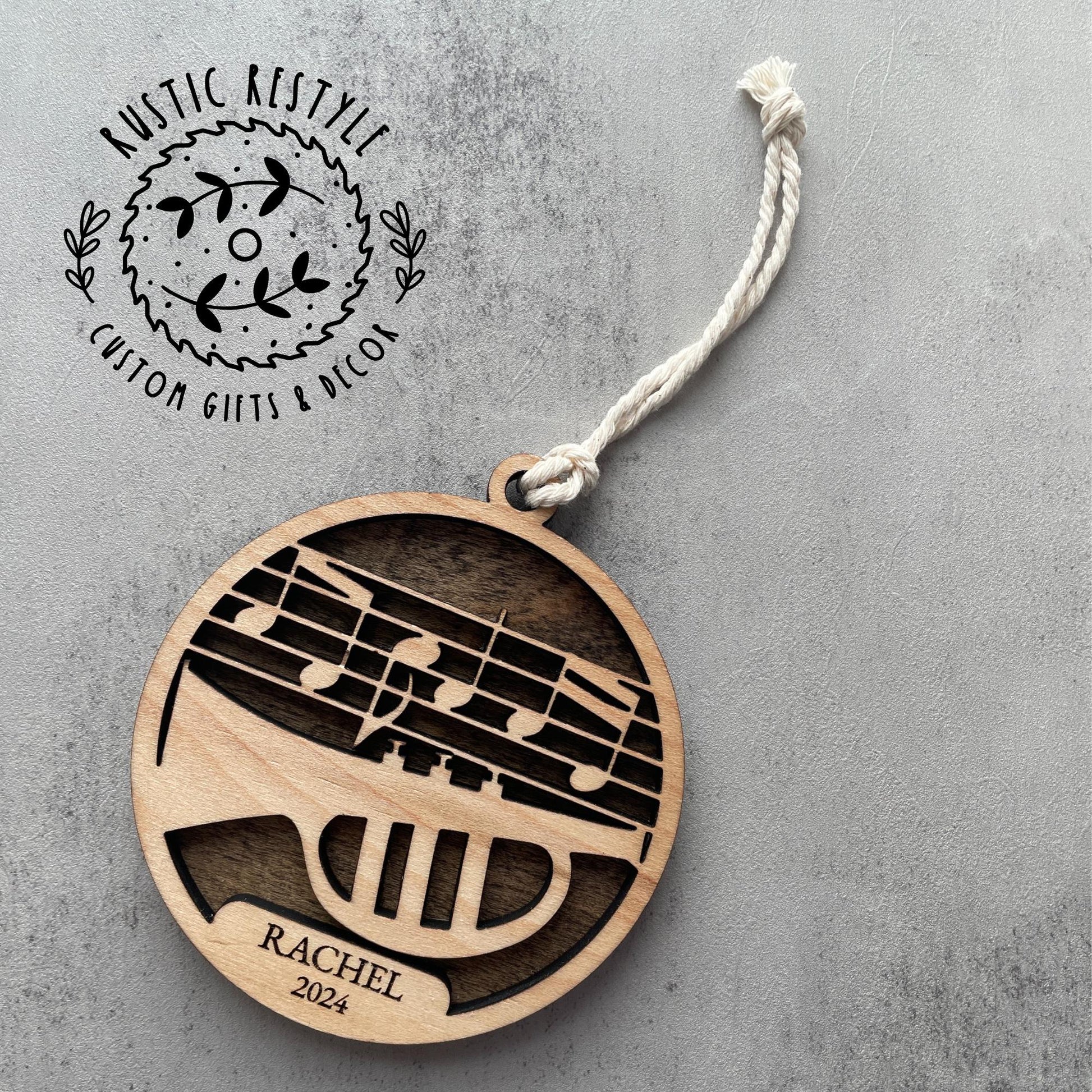 Band Instruments Ornament, Guitar, piano, flute, Violin, Saxophone, drums, cello, french horn, accordion, trumpet