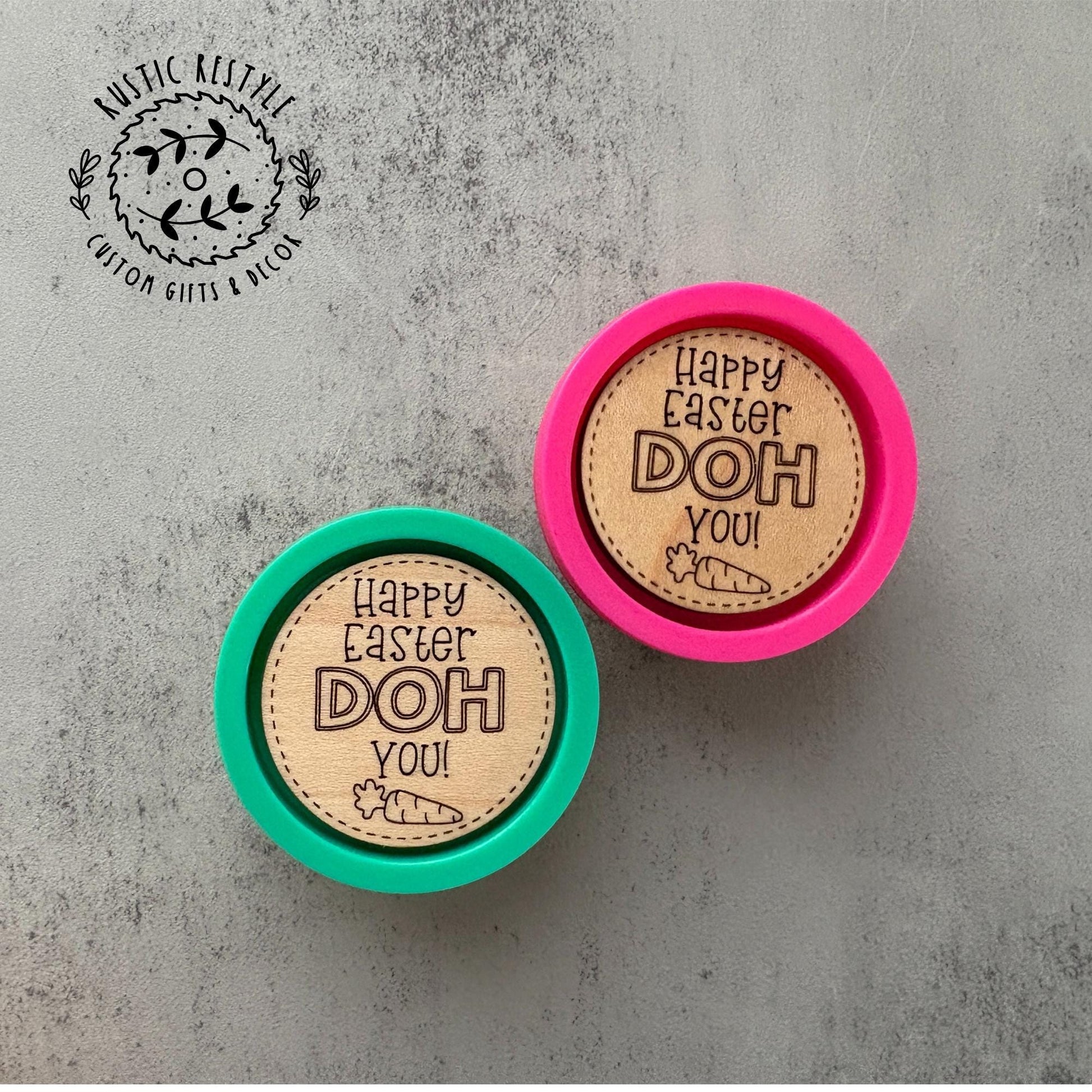 Wooden Play-Doh Easter basket stuffers for Kids