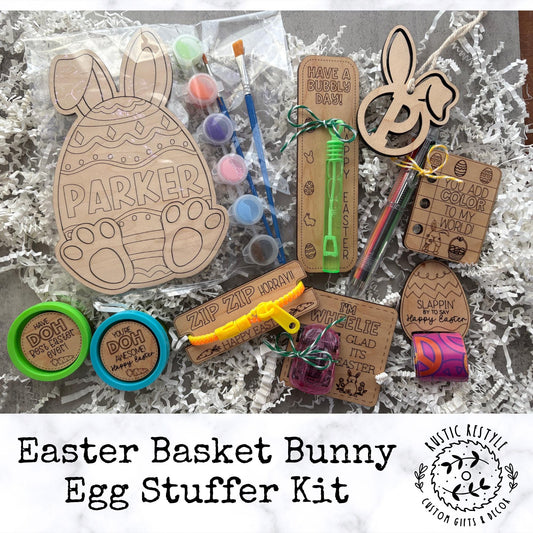Easter basket stuffer kits, non candy fillers for kids Easter baskets