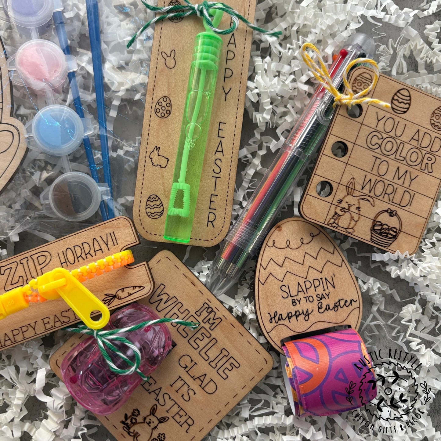 Easter basket stuffer kits, non candy fillers for kids Easter baskets