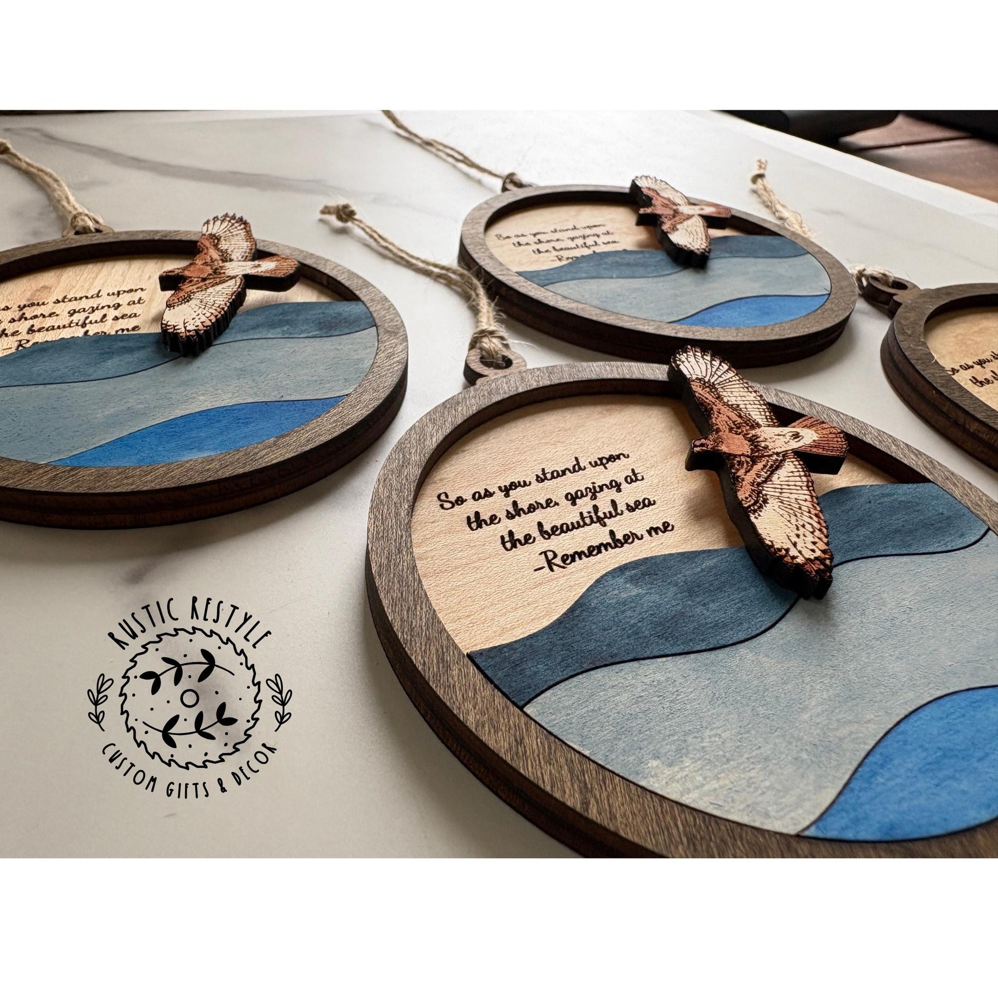 Memorial Hawk Remembrance ornament