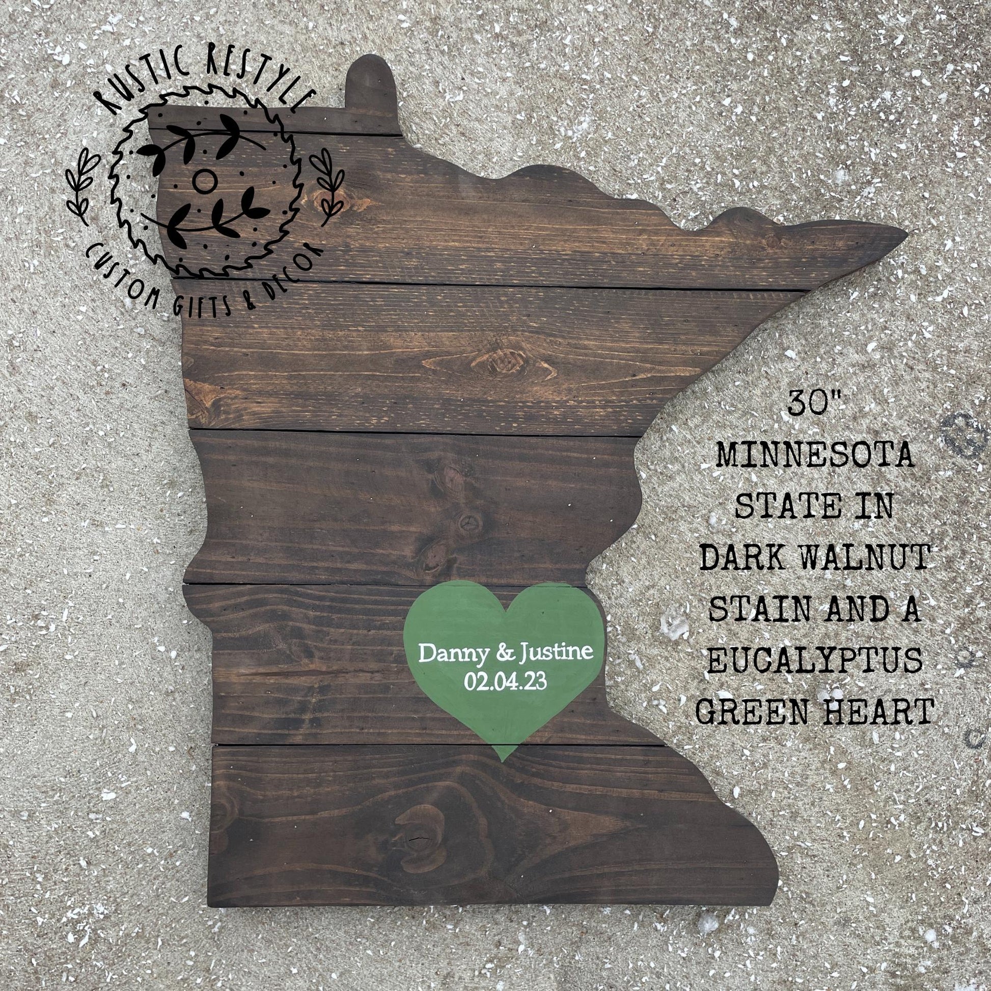 Minnesota wood cutouts, Minnesota wedding gift, for couple, for housewarming, Rustic home decor, signing board, alternative wood, wall decor