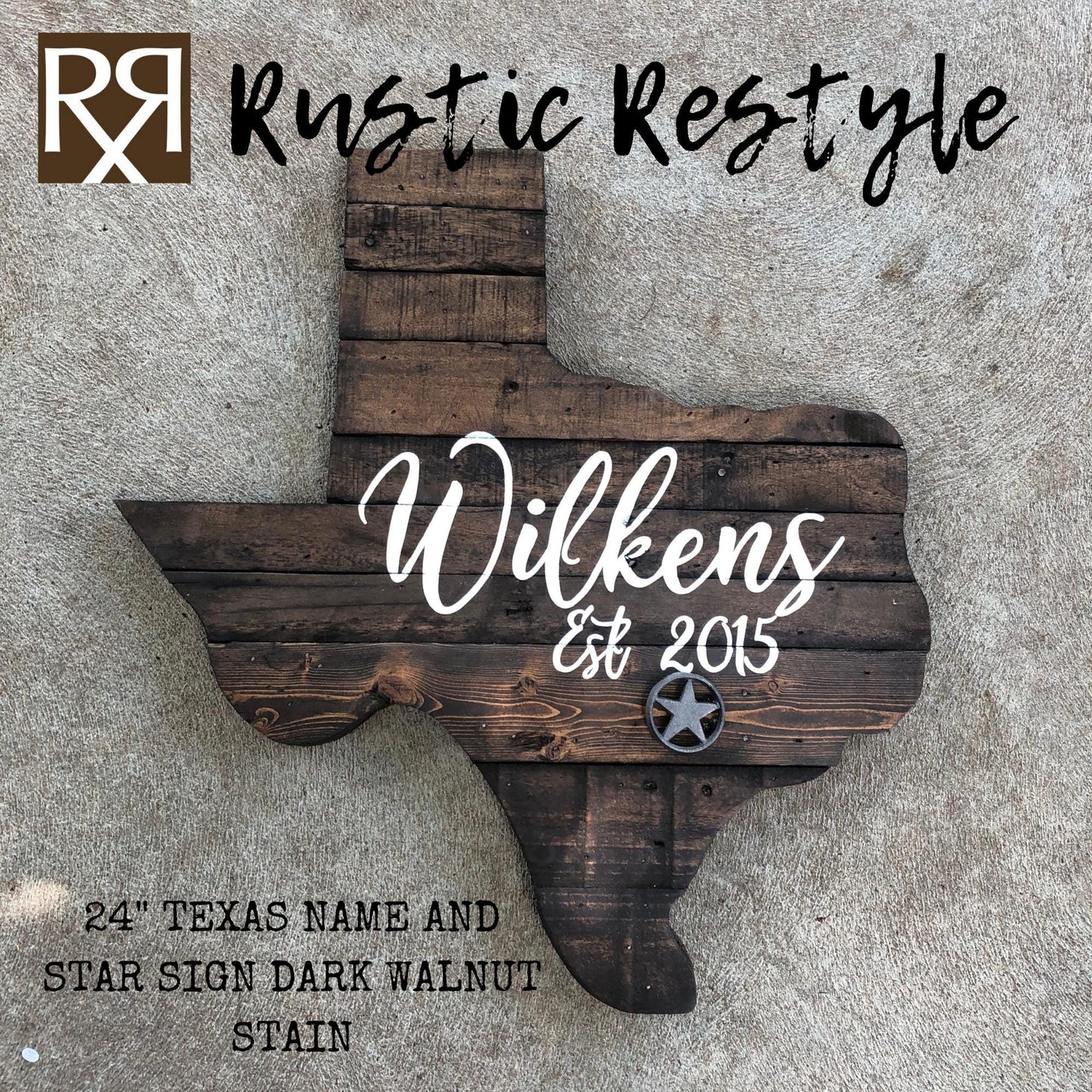 Last name wood sign, pallet sign wall art, wood state art, new home, rustic home decor, wooden Texas pallet, 24inch Texas name and star sign