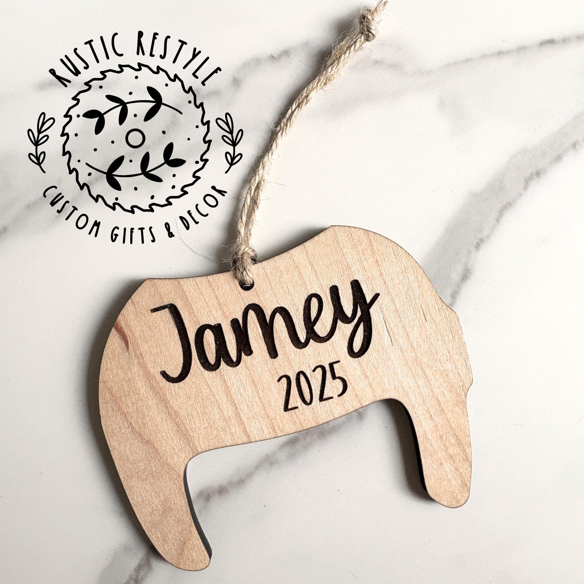 Newborn baby helmet ornament, Personalized Baby Helmet Ornament