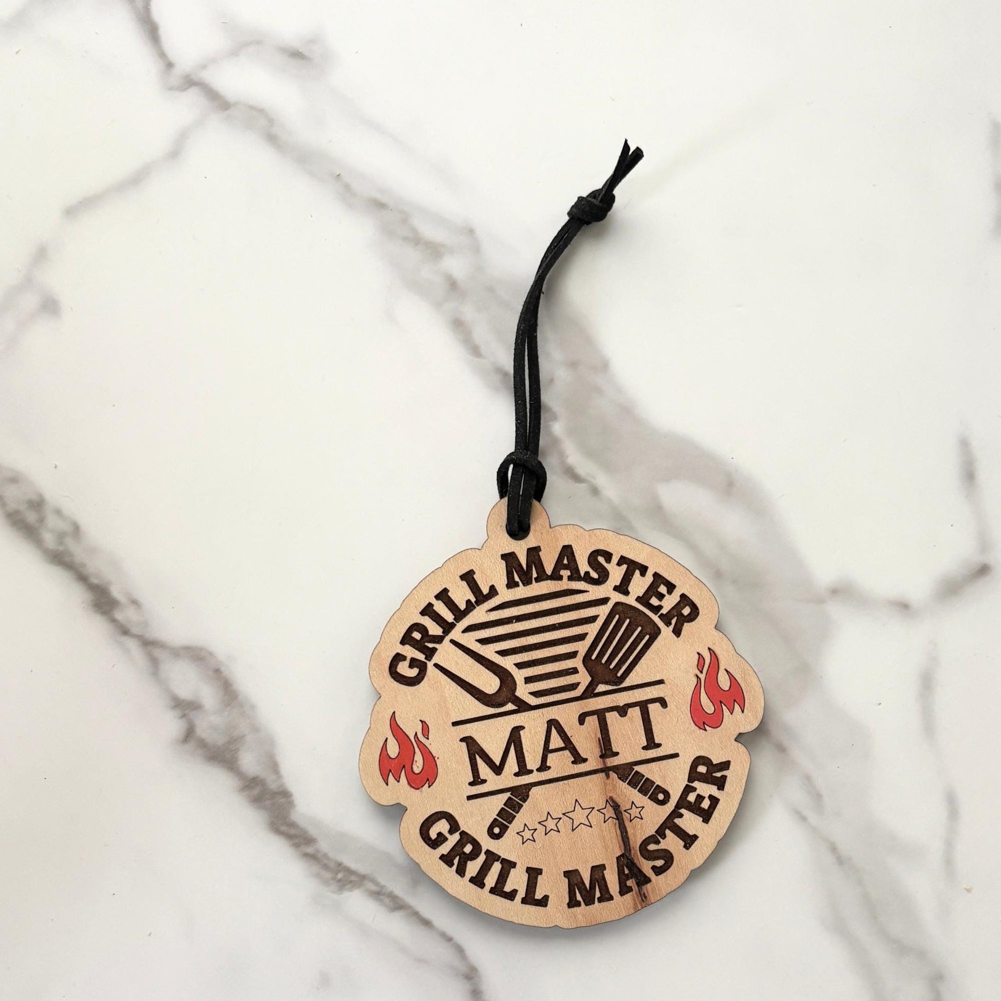 Grill master Christmas Ornament, Personalized Grilling ornament