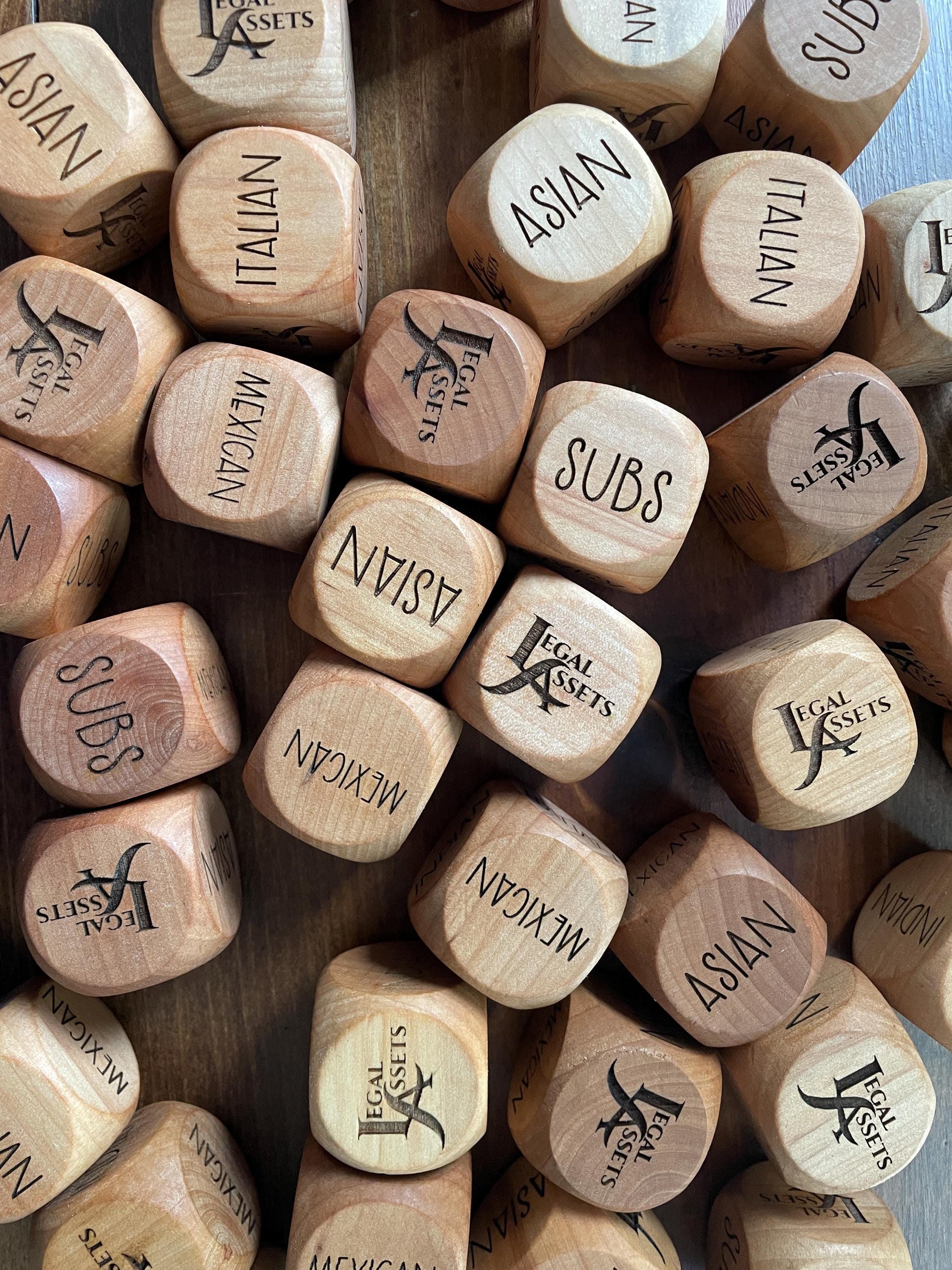 Design your own Dinner Dice, lunch dice, restaurant dice etc.