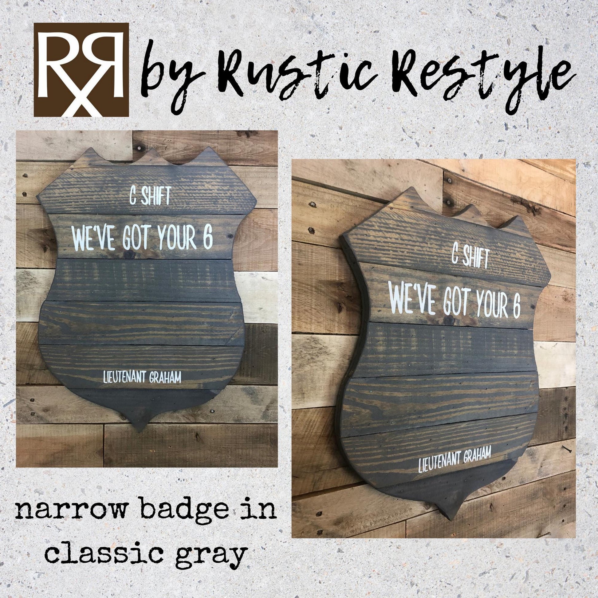 Custom Police officer gift graduation or promotion guest book