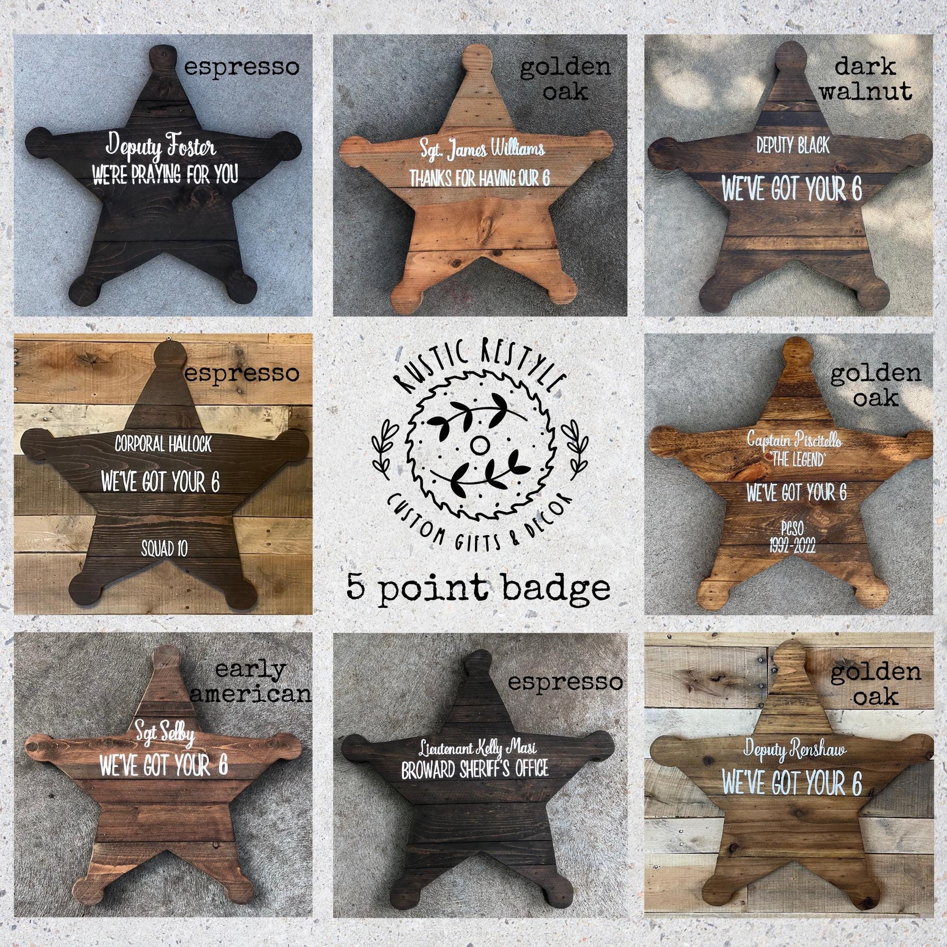Custom Police officer gift graduation or promotion guest book