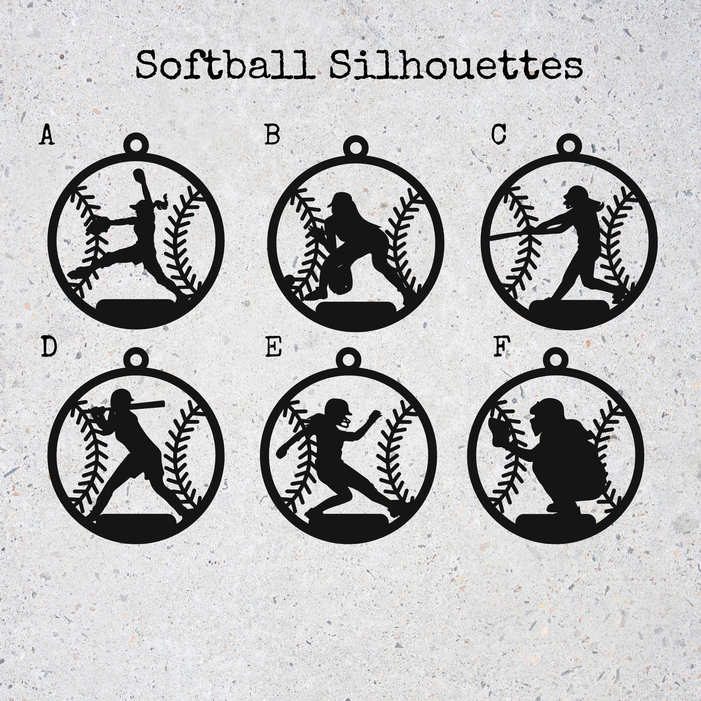Personalized Softball Christmas Ornament- Softball Player Holiday Keepsake